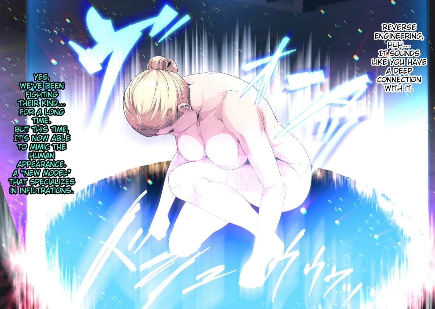 Cyborg vs Tanetsuke Oji-san porn comic picture 4
