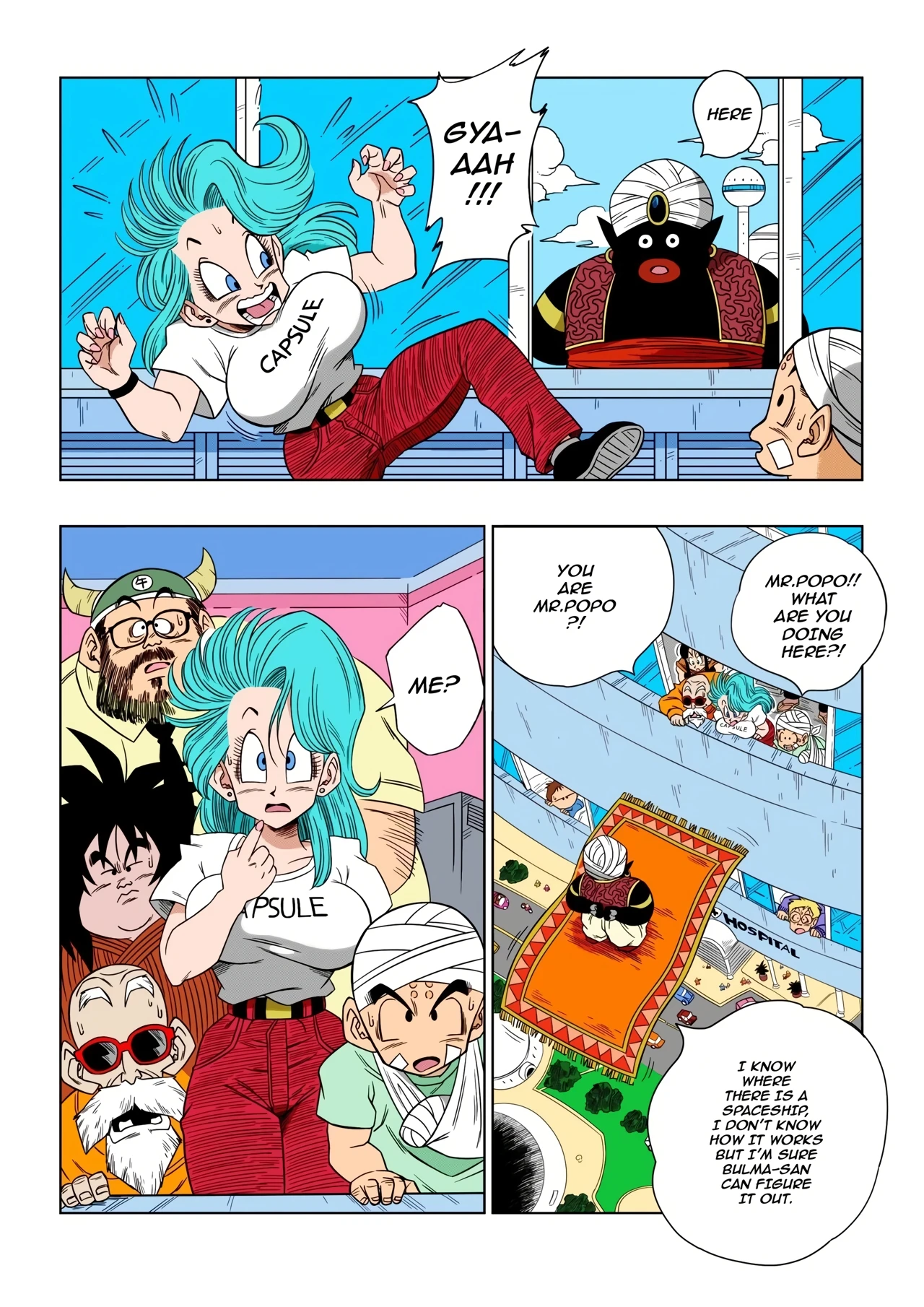 Dagon Ball - Bulma and Mr. Popo porn comic picture 2