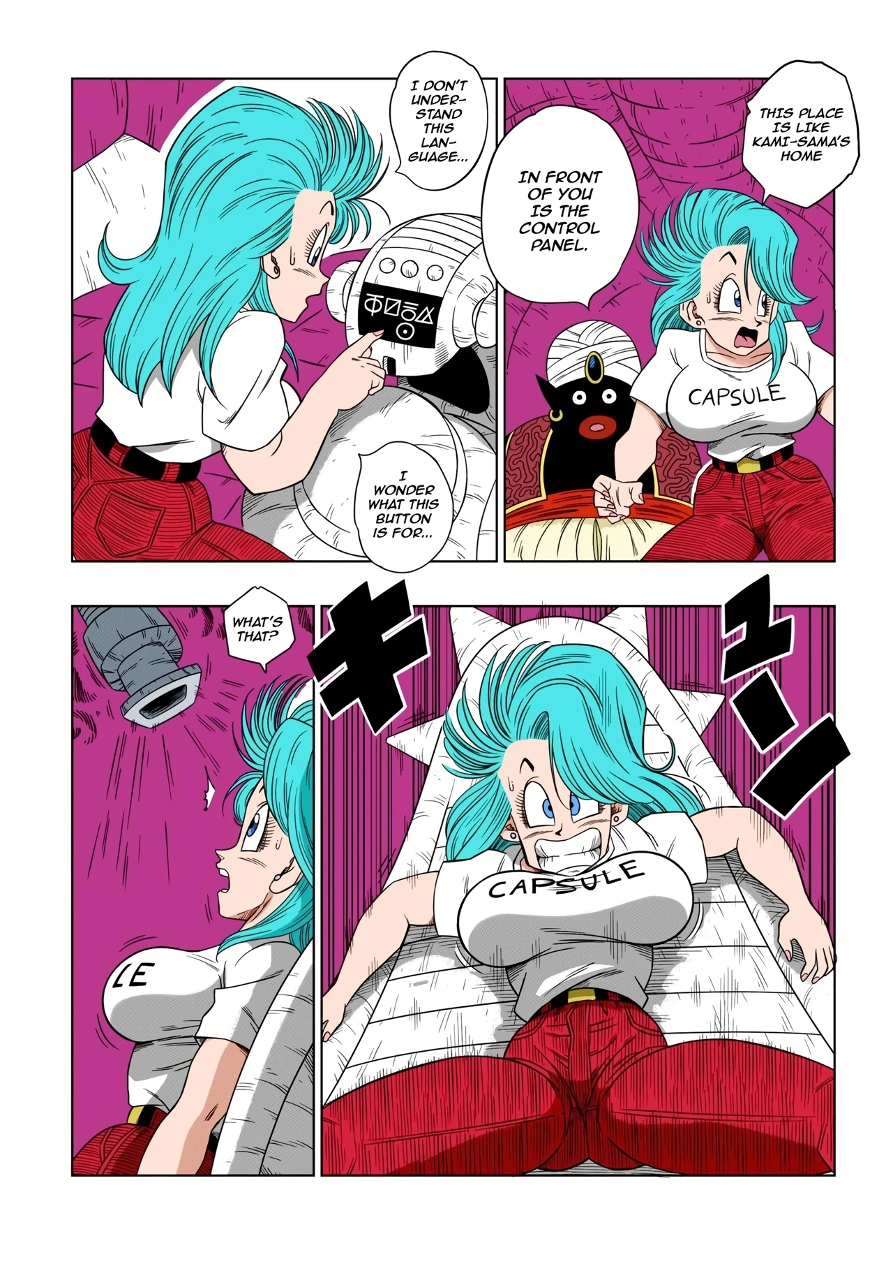 Dagon Ball - Bulma and Mr. Popo porn comic picture 5