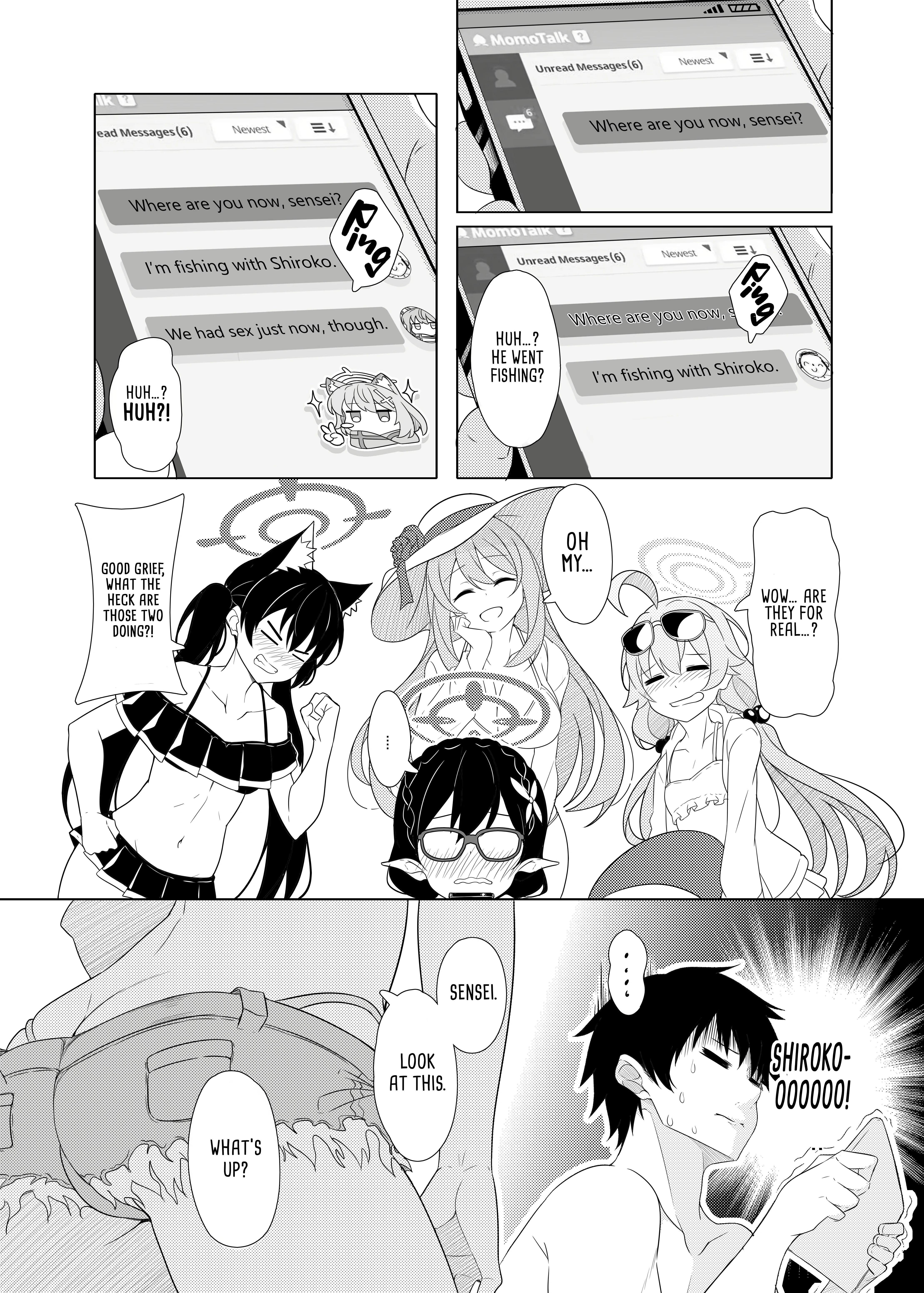 Daily Shiroko Summer Notes porn comic picture 20