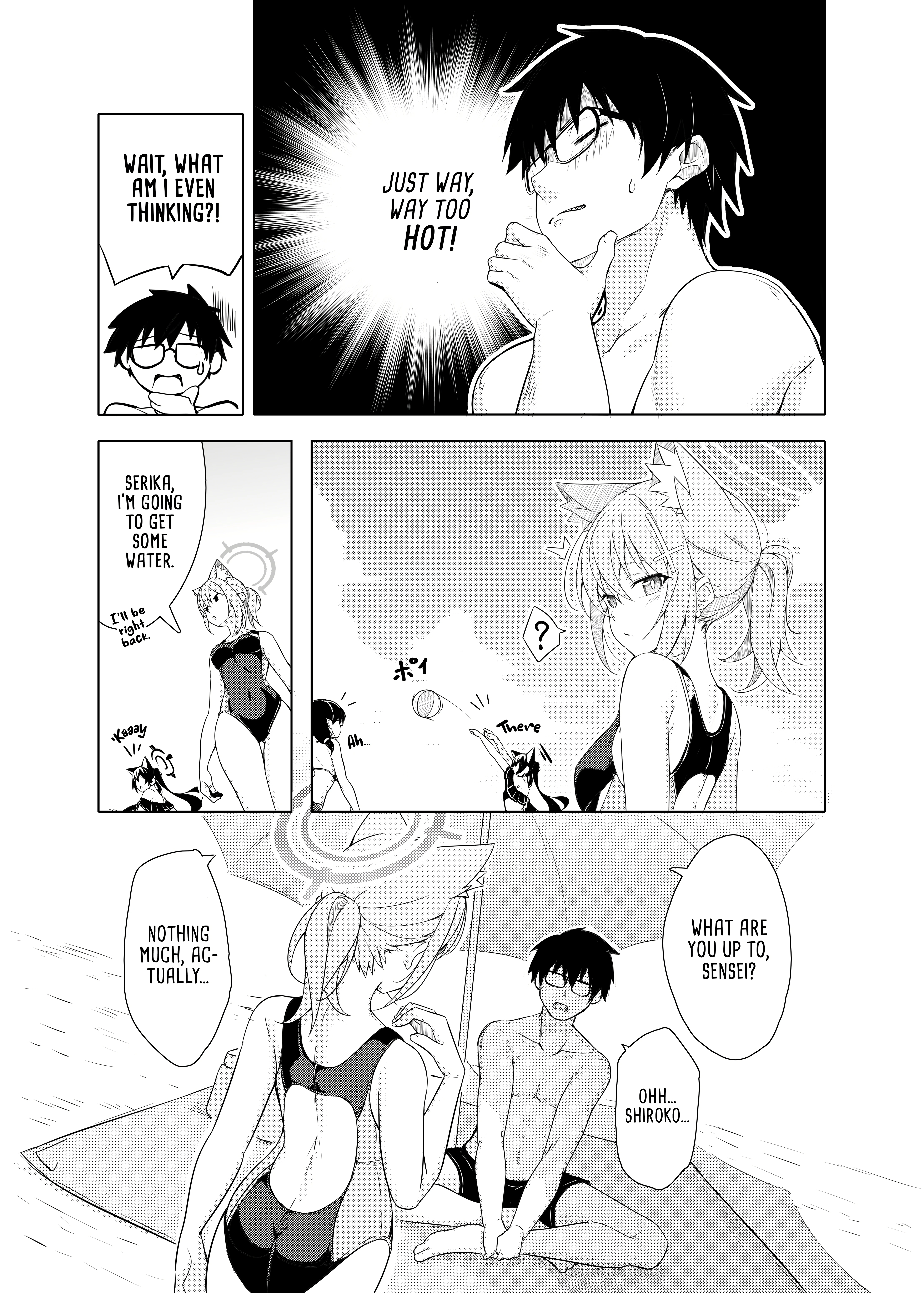 Daily Shiroko Summer Notes porn comic picture 4