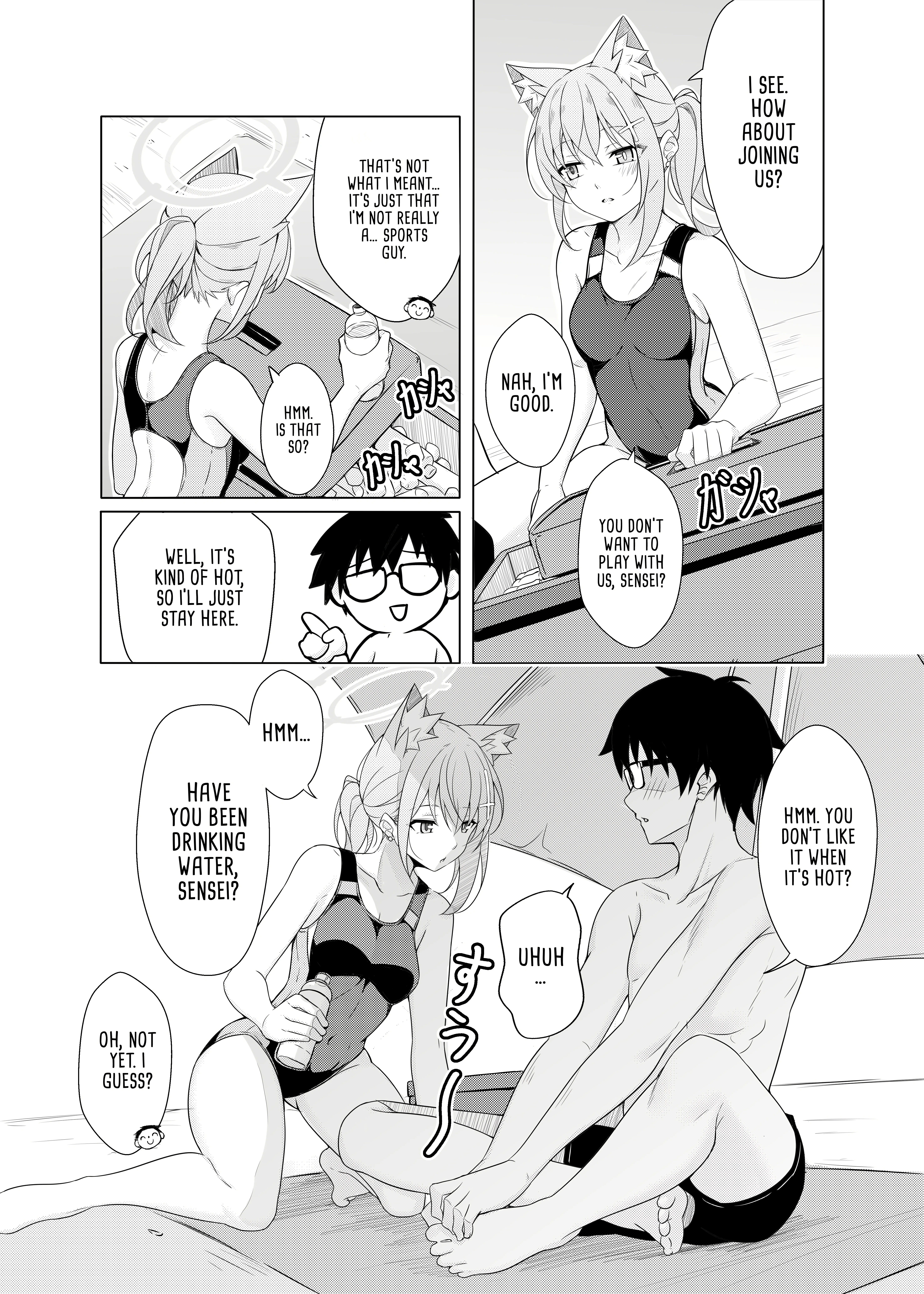 Daily Shiroko Summer Notes porn comic picture 5