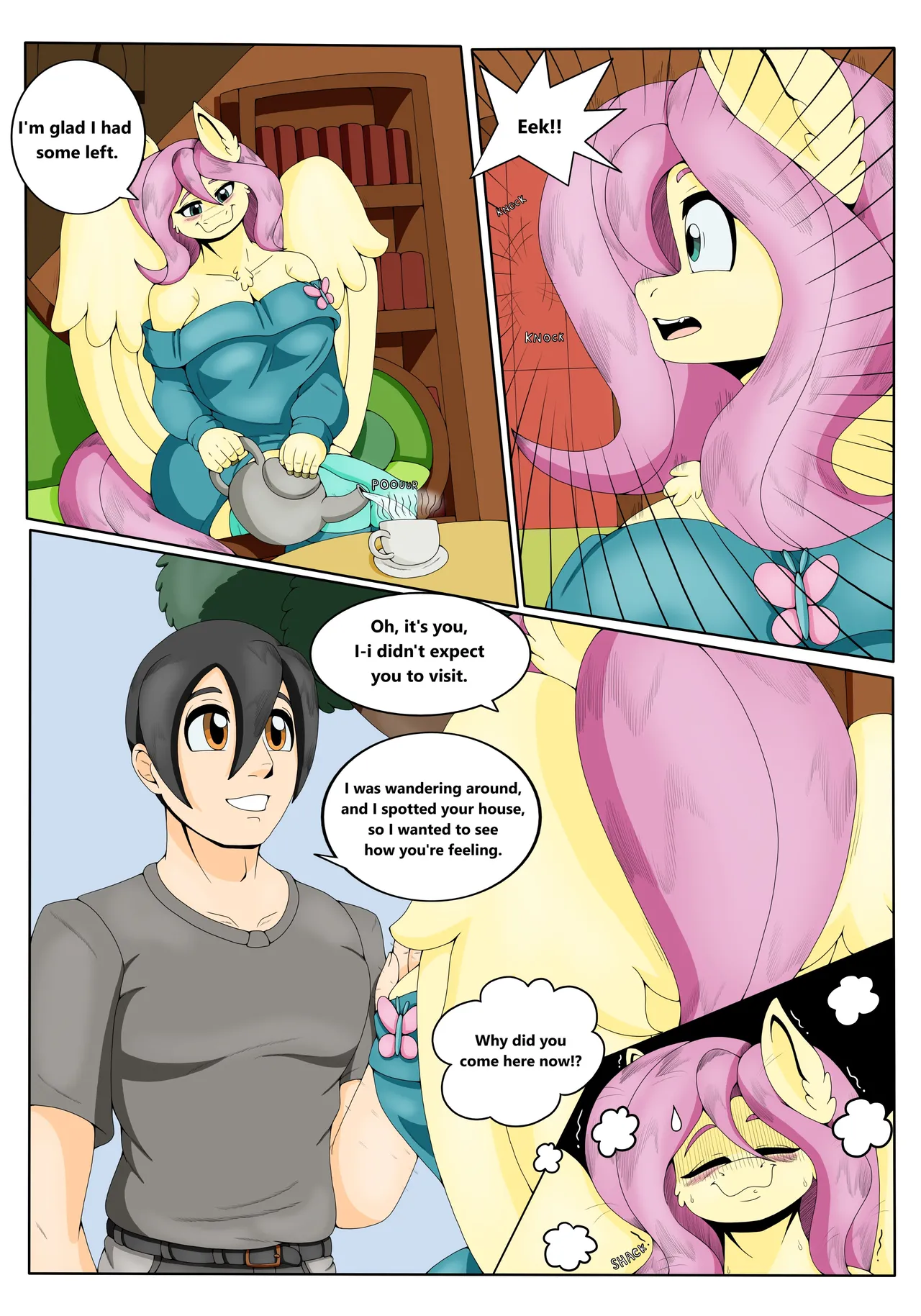 Dangerously Shy porn comic picture 4