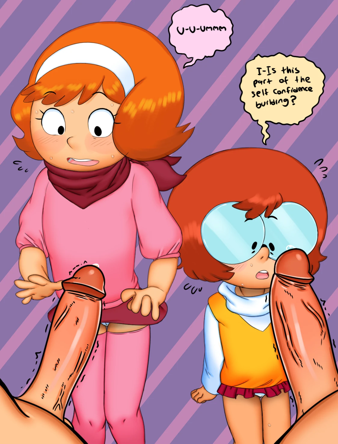 Daphne and Velma porn comic picture 13