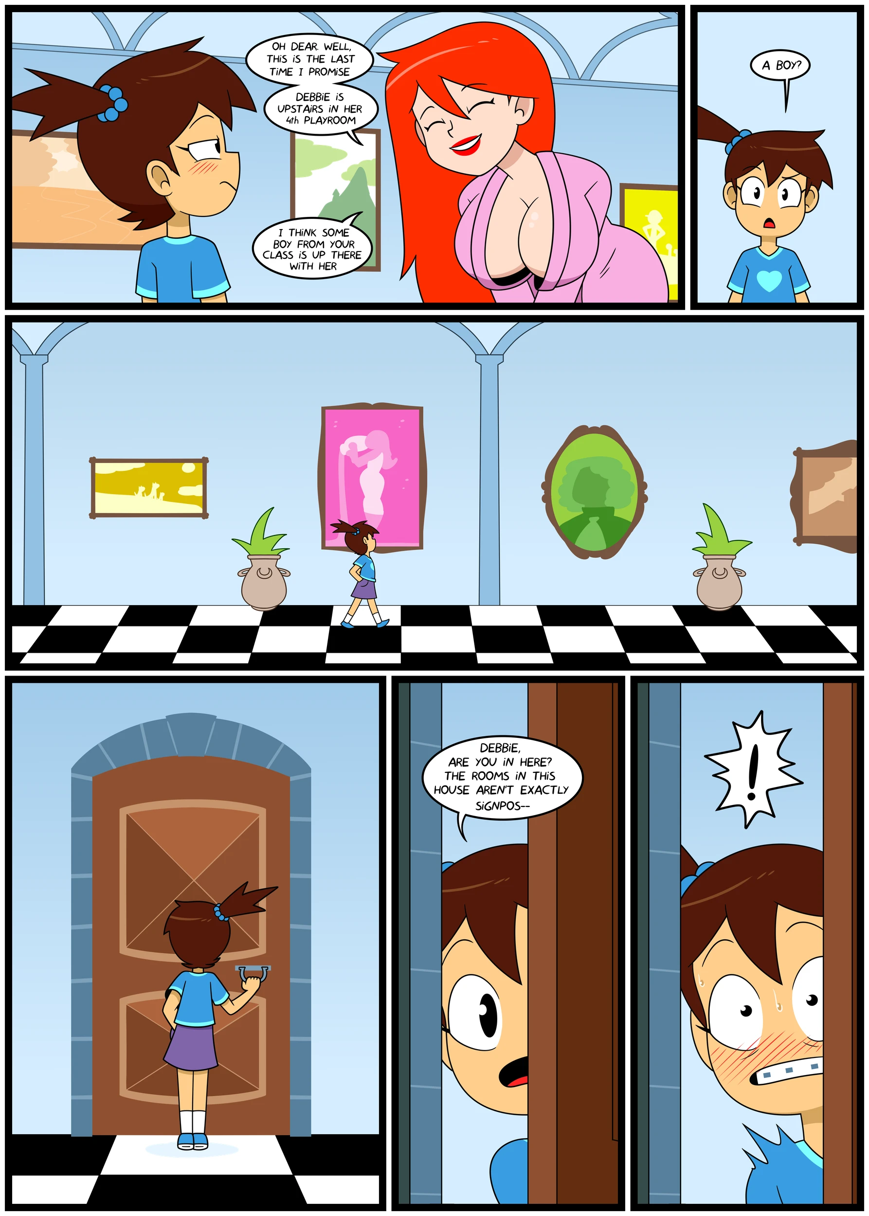 Debbie the Ditzy Deviant Dolt porn comic picture 28