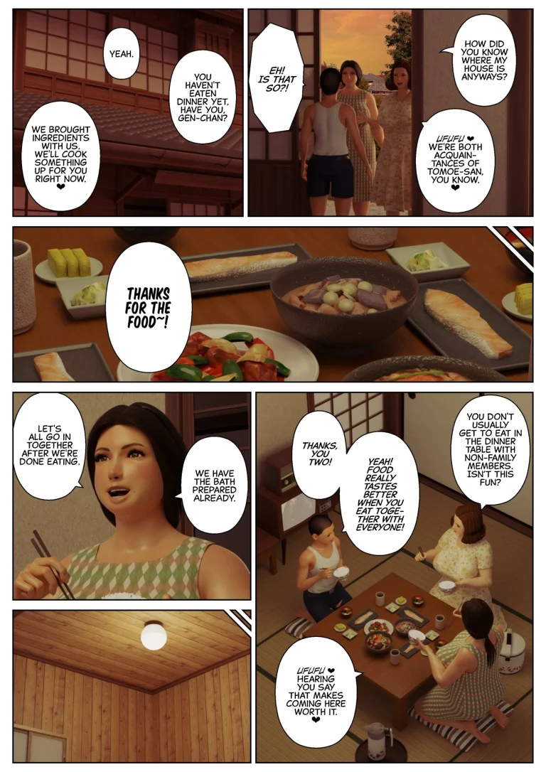 Deeply Lewd Nostalgia Two: Housewife Harem porn comic picture 19