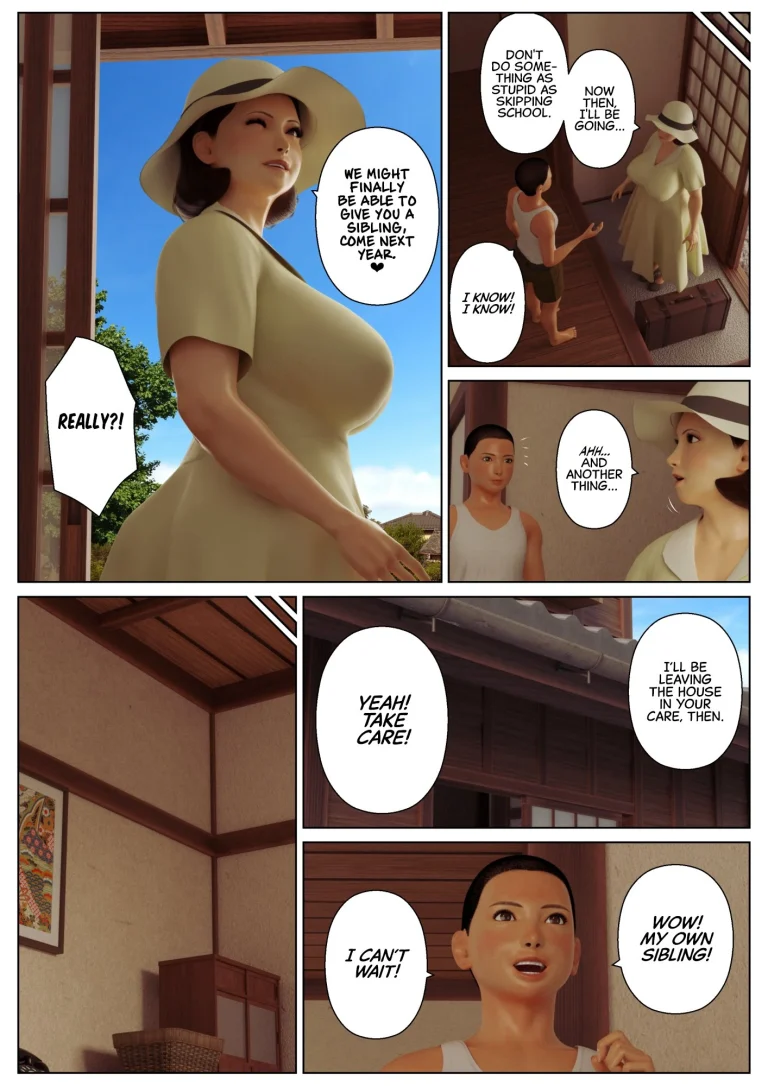 Deeply Lewd Nostalgia Two: Housewife Harem porn comic picture 4