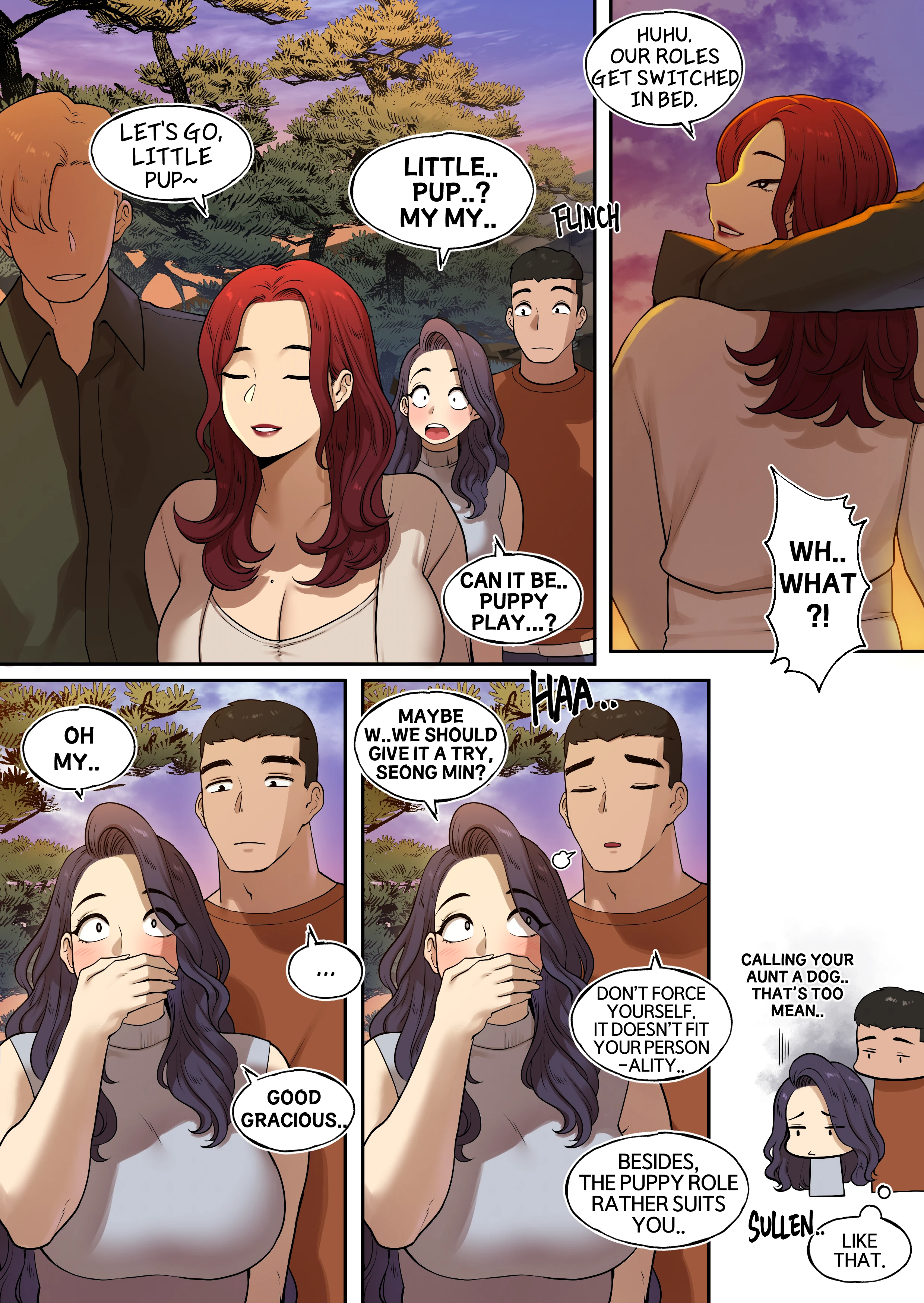 Delivery MILF Onsen episode porn comic picture 4