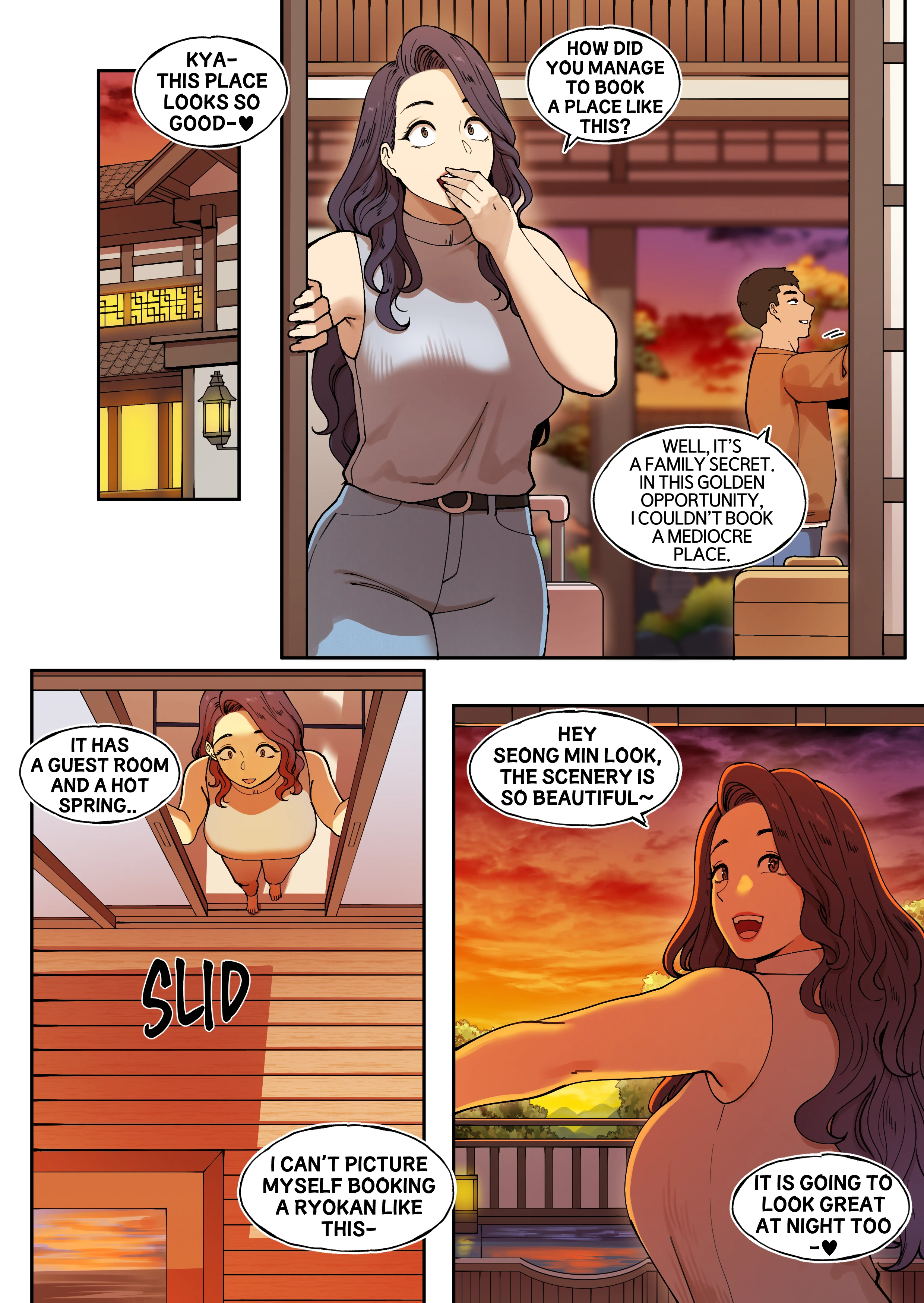 Delivery MILF Onsen episode porn comic picture 5