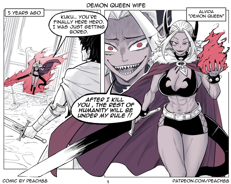 Demon Queen Wife porn comic picture 1