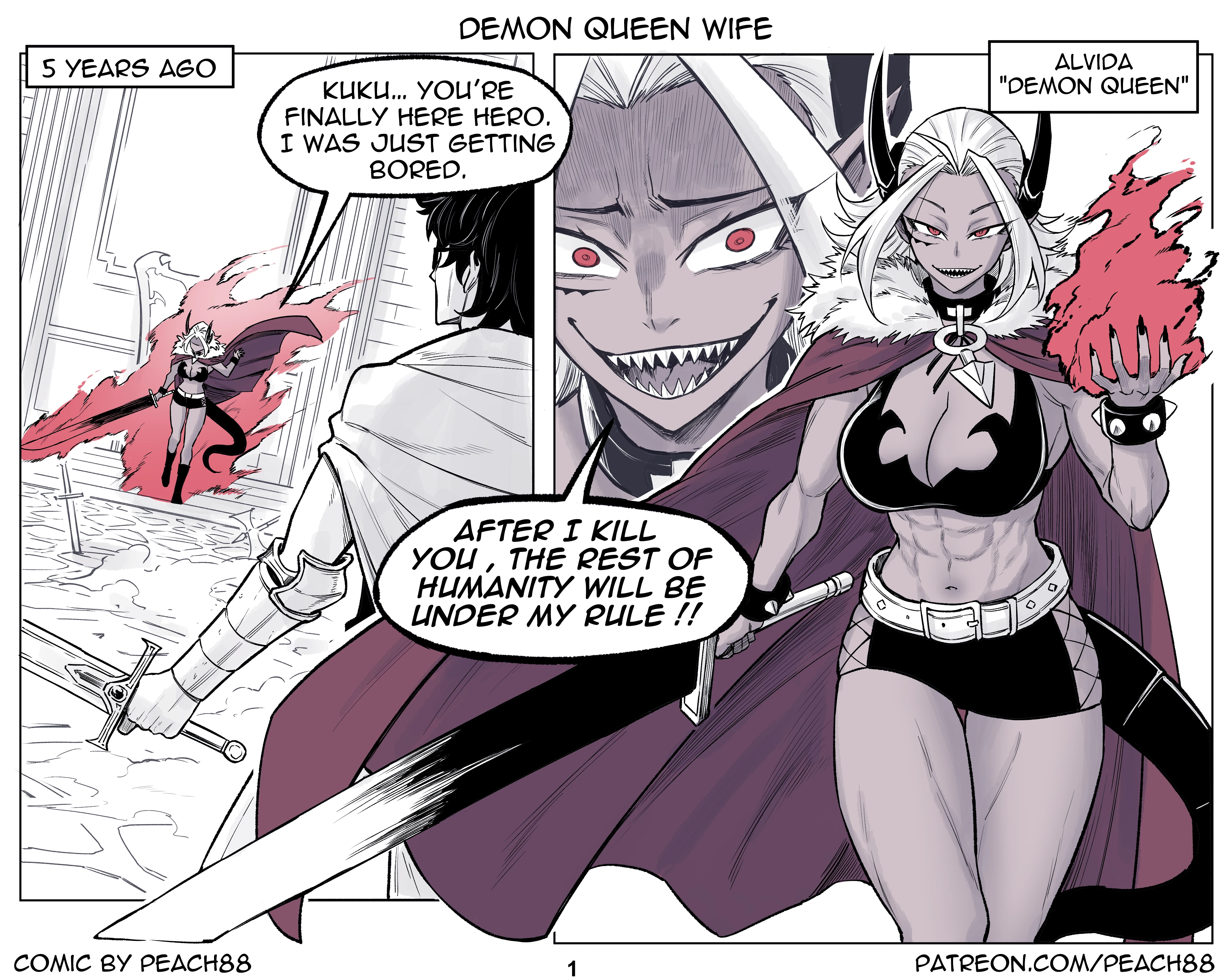 Demon Queen Wife porn comic picture 1