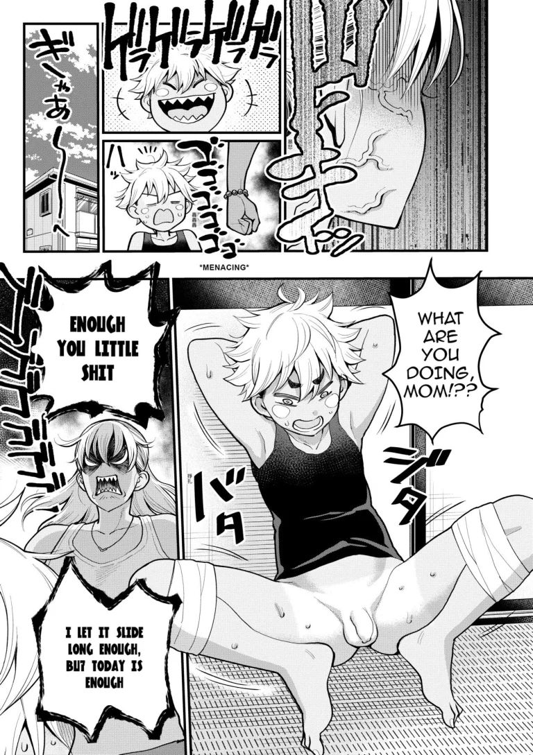 Demonic Torture! Sadistic, Hairy, Ex-juvenile Delinquent Mom Trains Her Naughty Son porn comic picture 5
