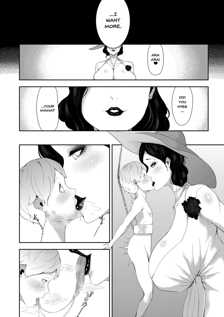 Dimitrescu-sama's Squeezing Out Your Sperm porn comic picture 19