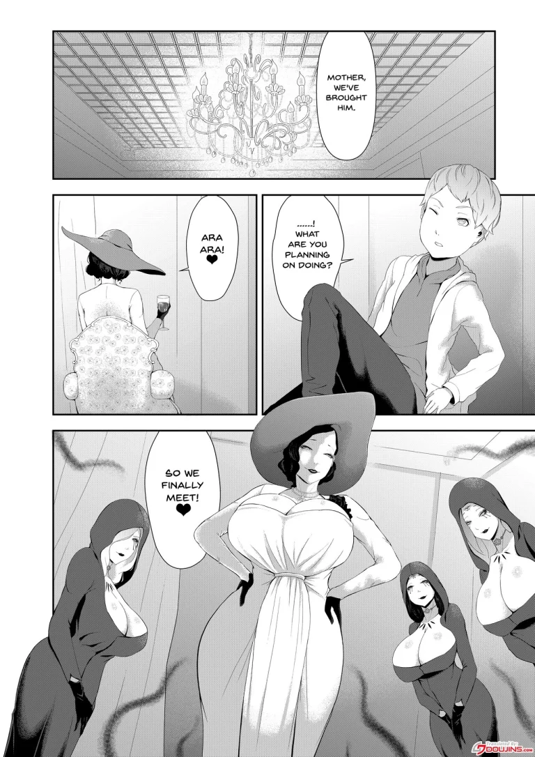 Dimitrescu-sama's Squeezing Out Your Sperm porn comic picture 3