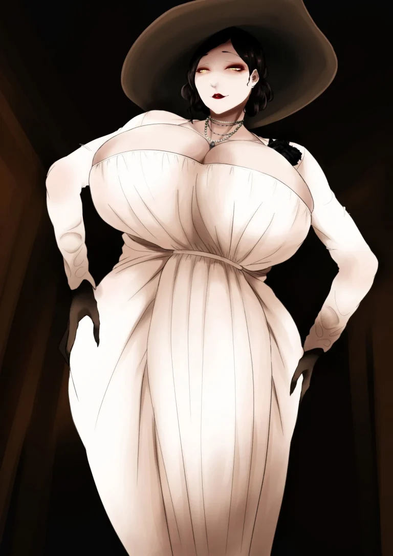 Dimitrescu-sama's Squeezing Out Your Sperm porn comic picture 32