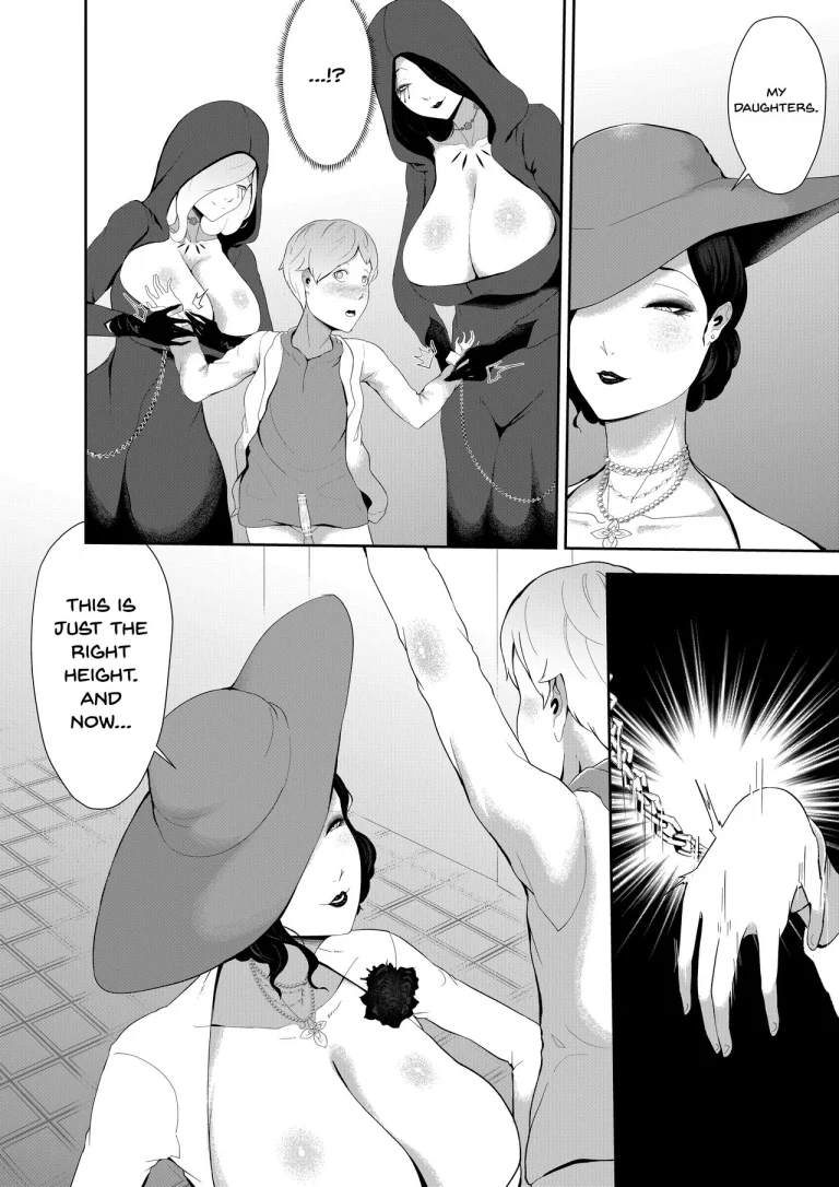 Dimitrescu-sama's Squeezing Out Your Sperm porn comic picture 7