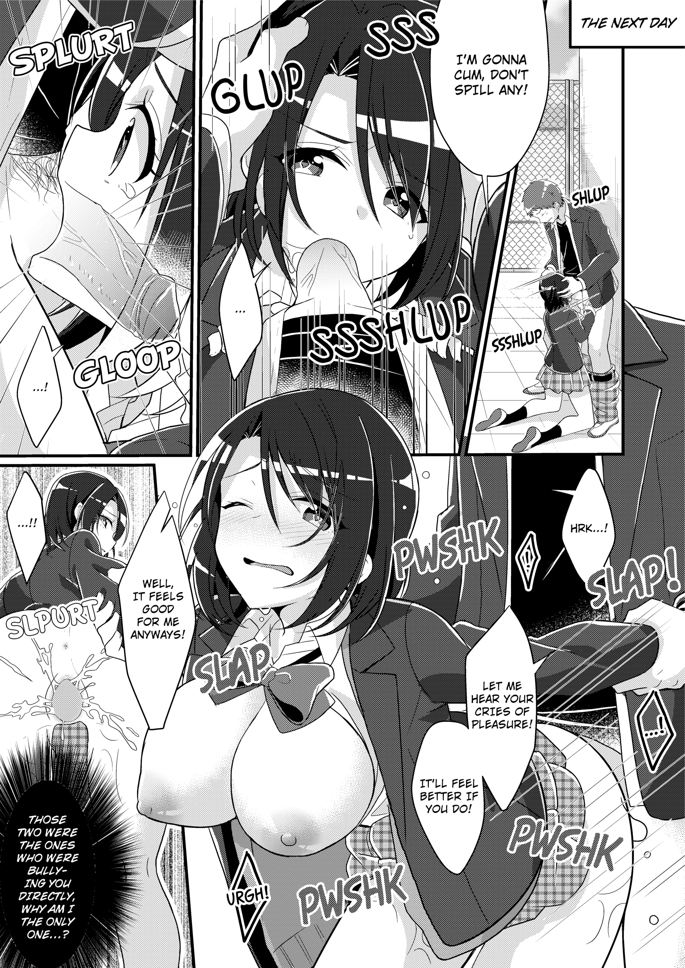 Disciplining the Ill-Mannered Class President into a Masochistic Slut porn comic picture 16