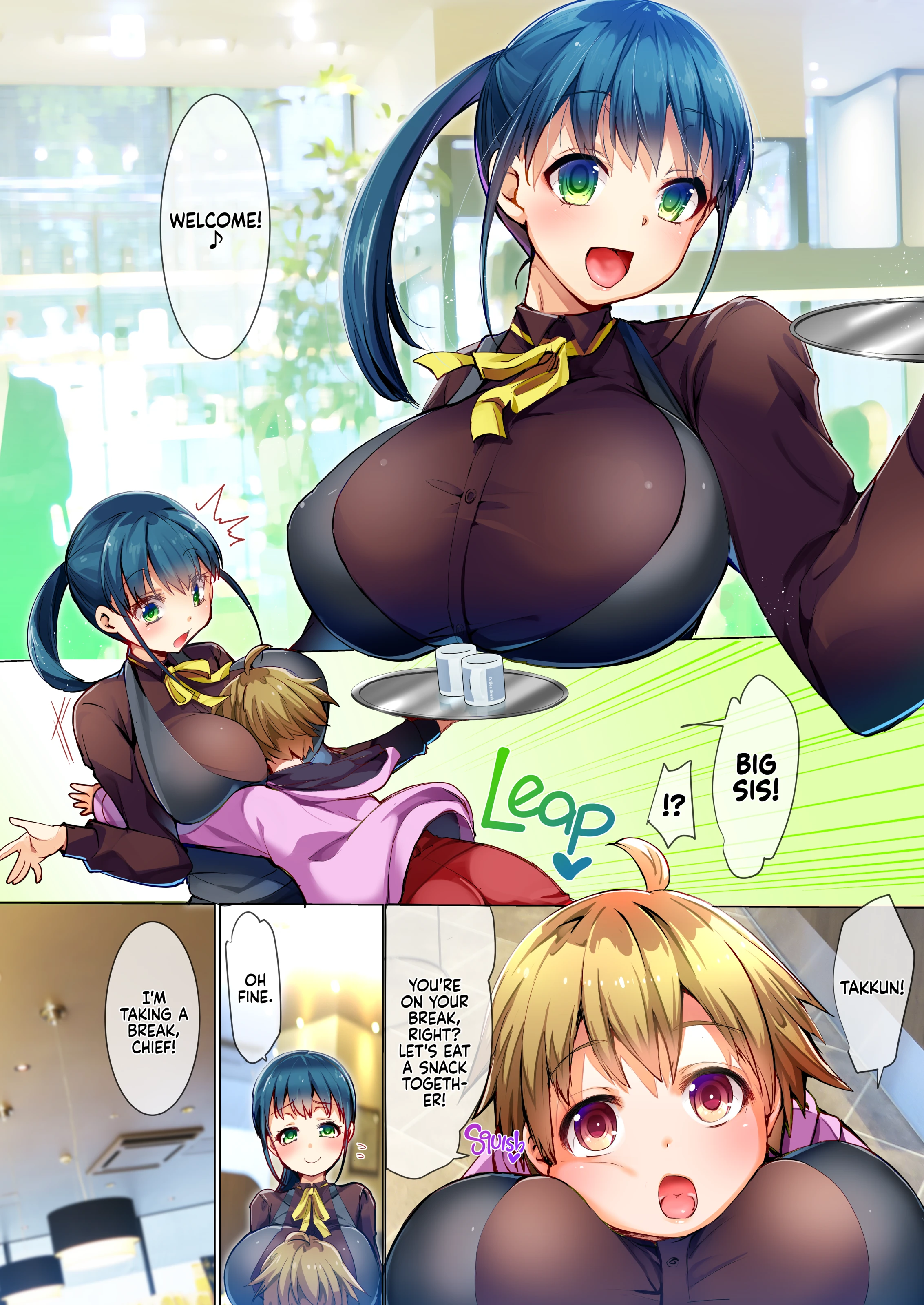 Do You Like Big Sis' Big Tits VIER porn comic picture 2