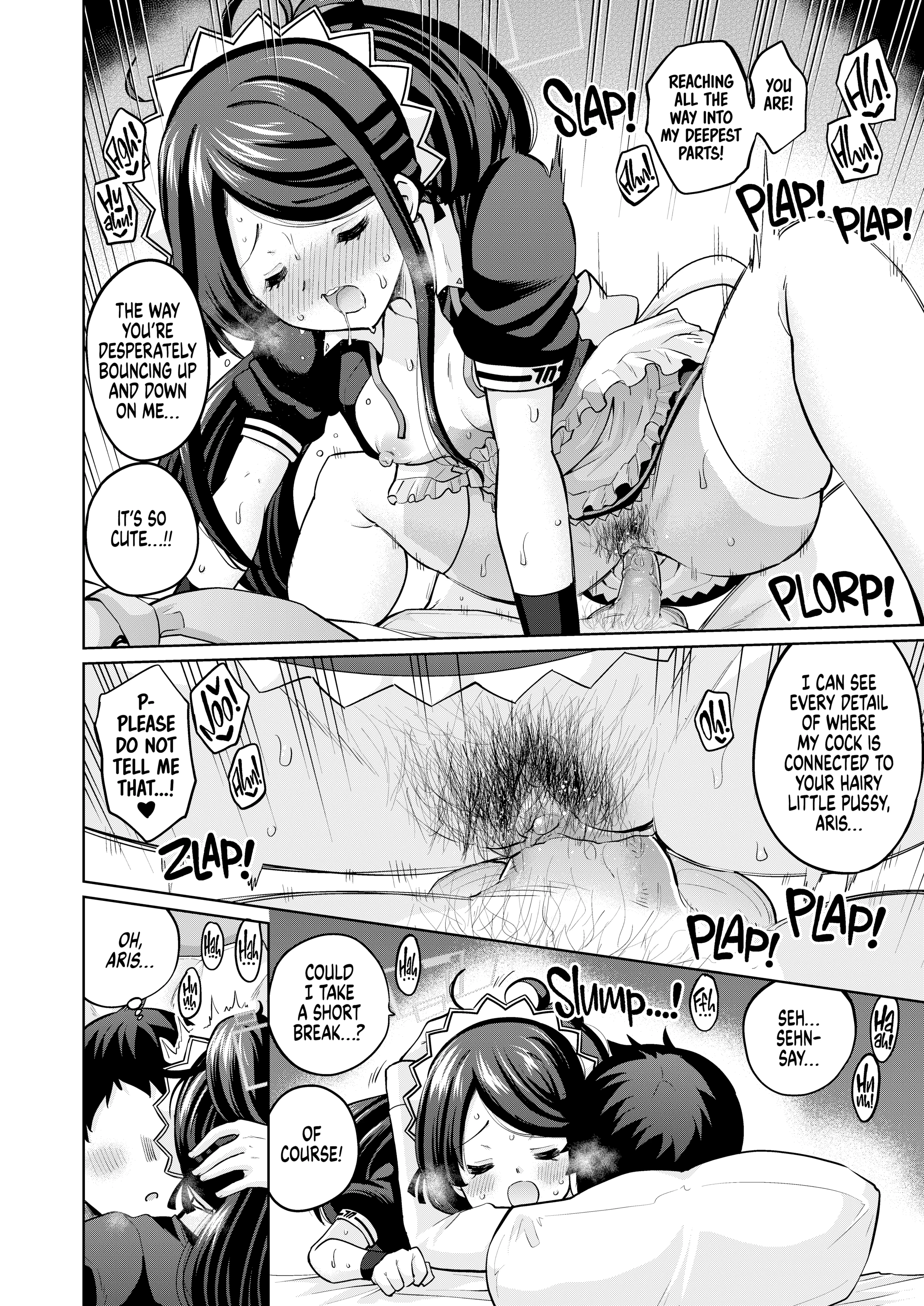Do you like hairy maids Alice You Would Rather That Aris Did NOT Trim That Place porn comic picture 19