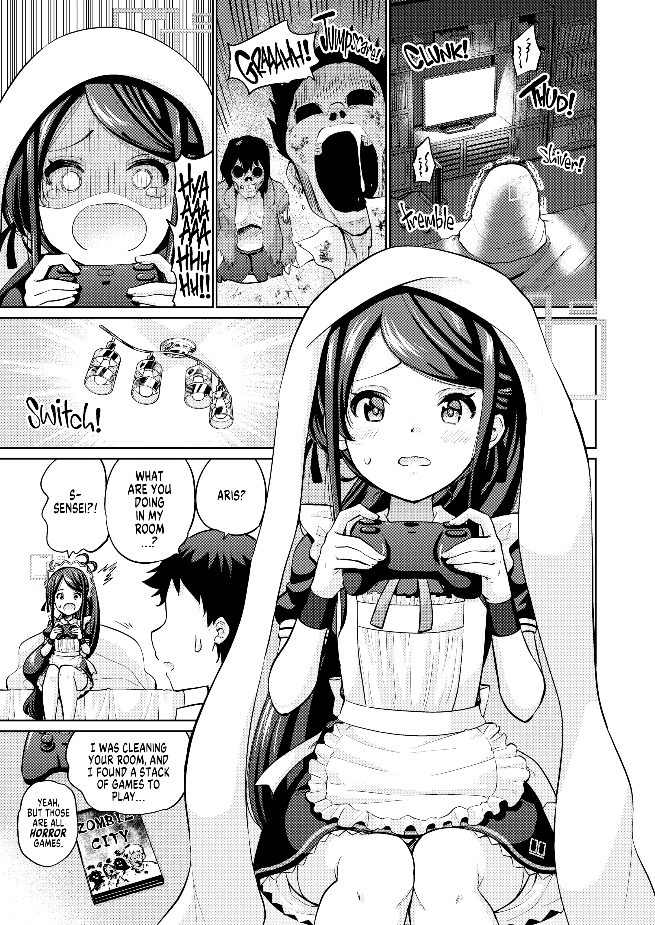 Do you like hairy maids Alice You Would Rather That Aris Did NOT Trim That Place porn comic picture 2