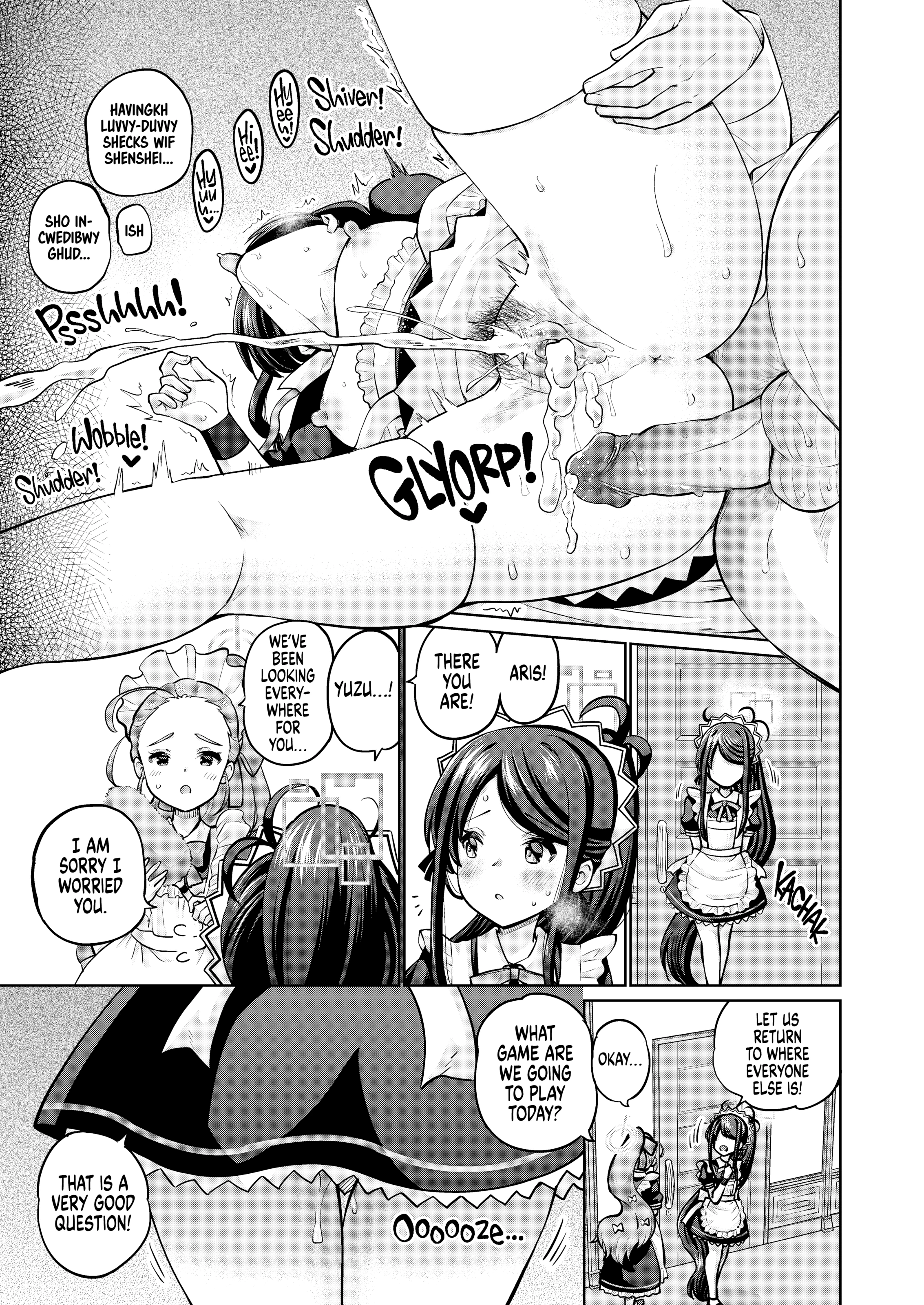 Do you like hairy maids Alice You Would Rather That Aris Did NOT Trim That Place porn comic picture 24
