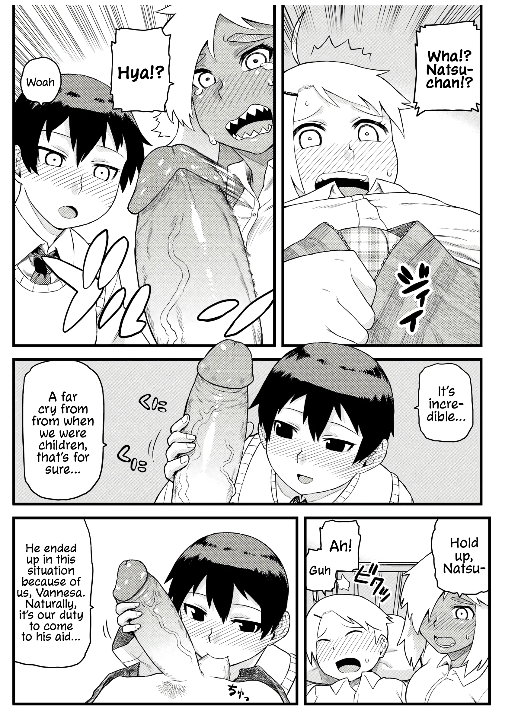 Doing Feel Good Things With My Childhood Friends porn comic picture 11