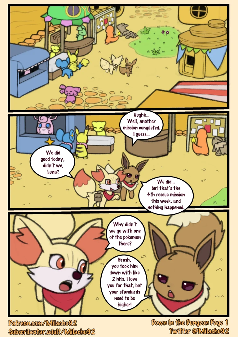 Down in to the dungeon porn comic picture 1