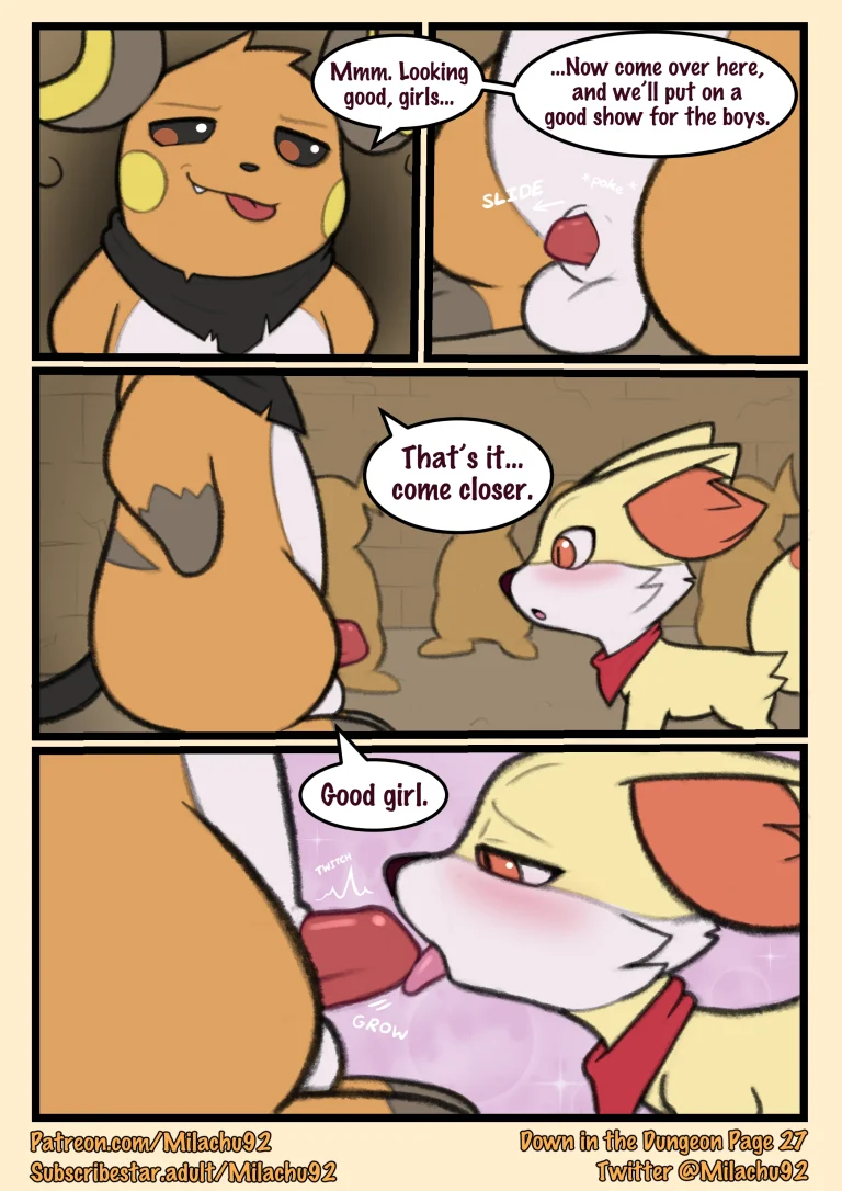Down in to the dungeon porn comic picture 27