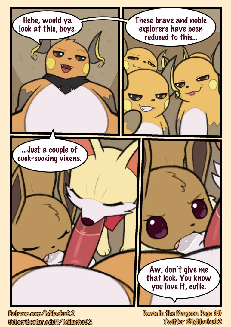 Down in to the dungeon porn comic picture 30