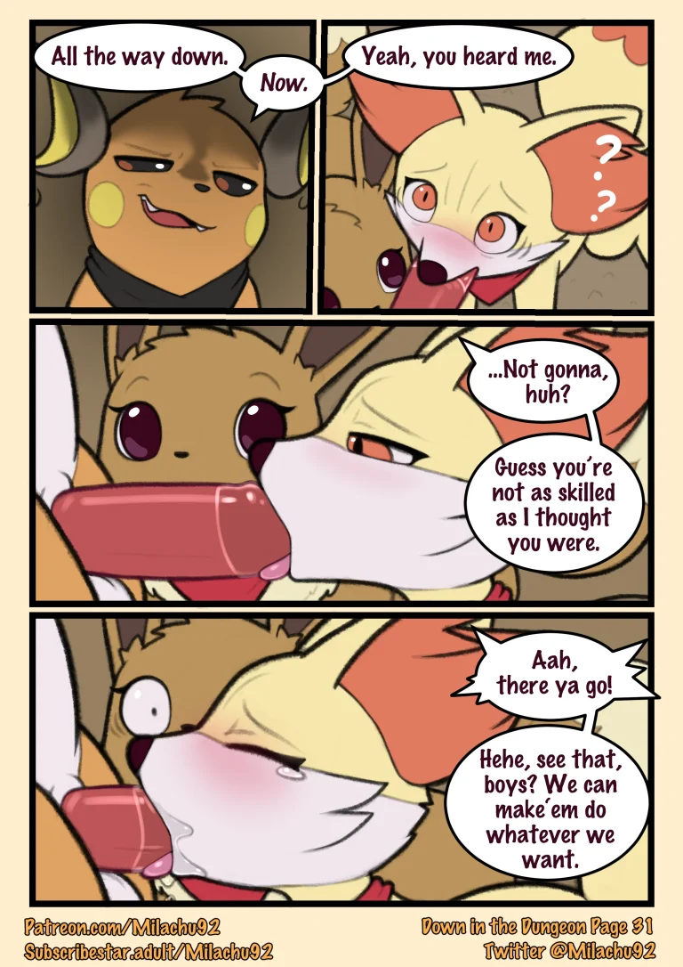 Down in to the dungeon porn comic picture 31