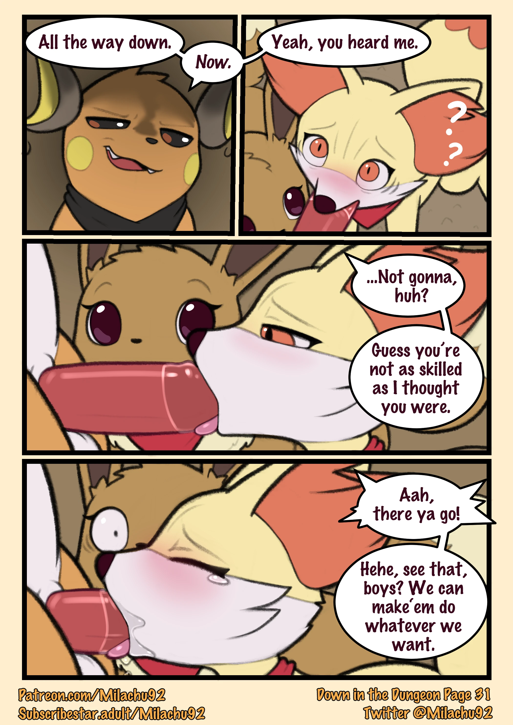 Down in to the dungeon porn comic picture 31