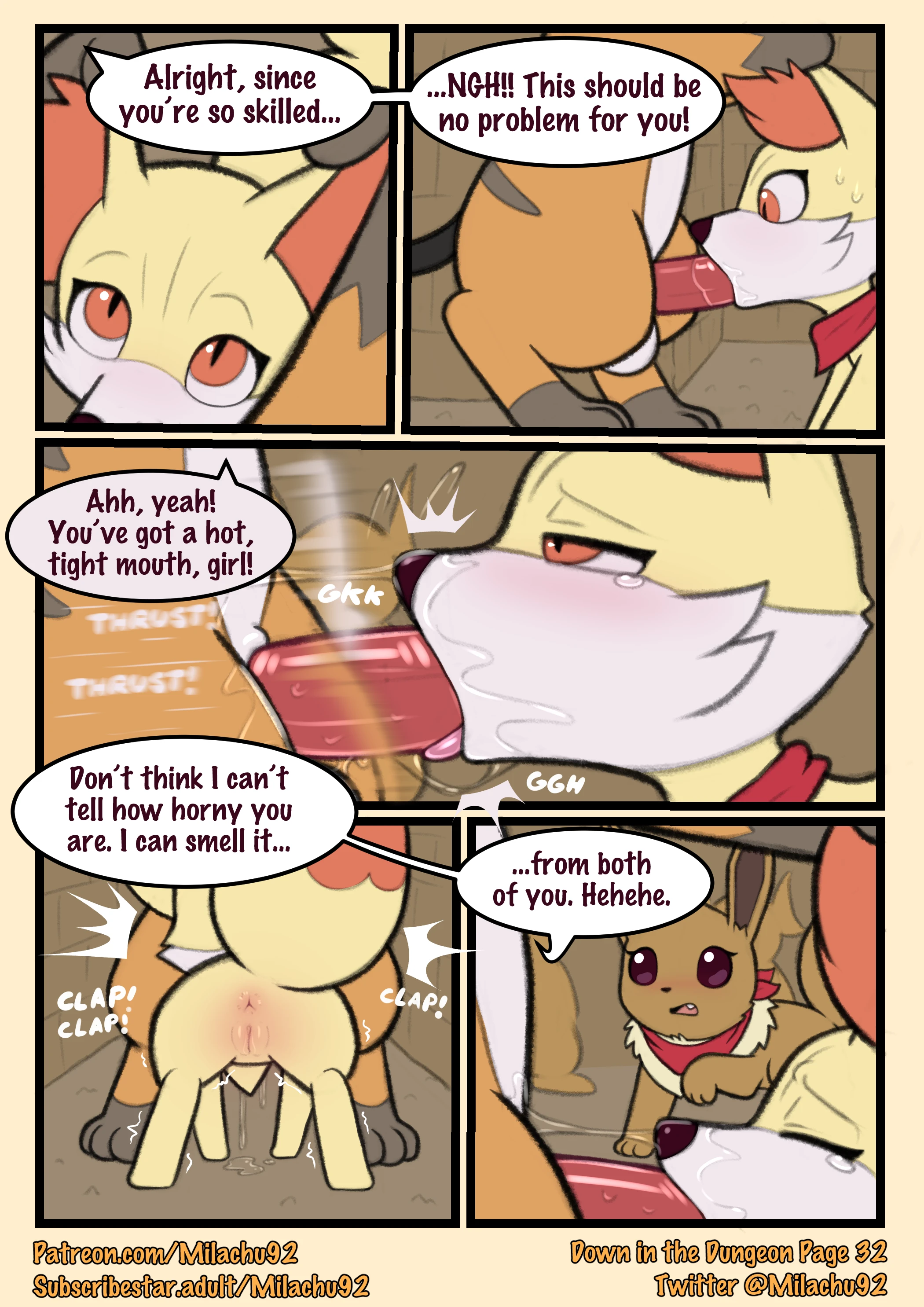 Down in to the dungeon porn comic picture 32