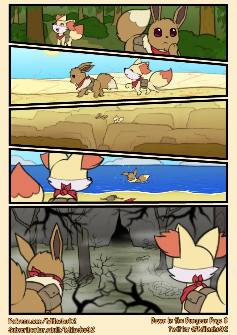 Down in to the dungeon porn comic picture 8
