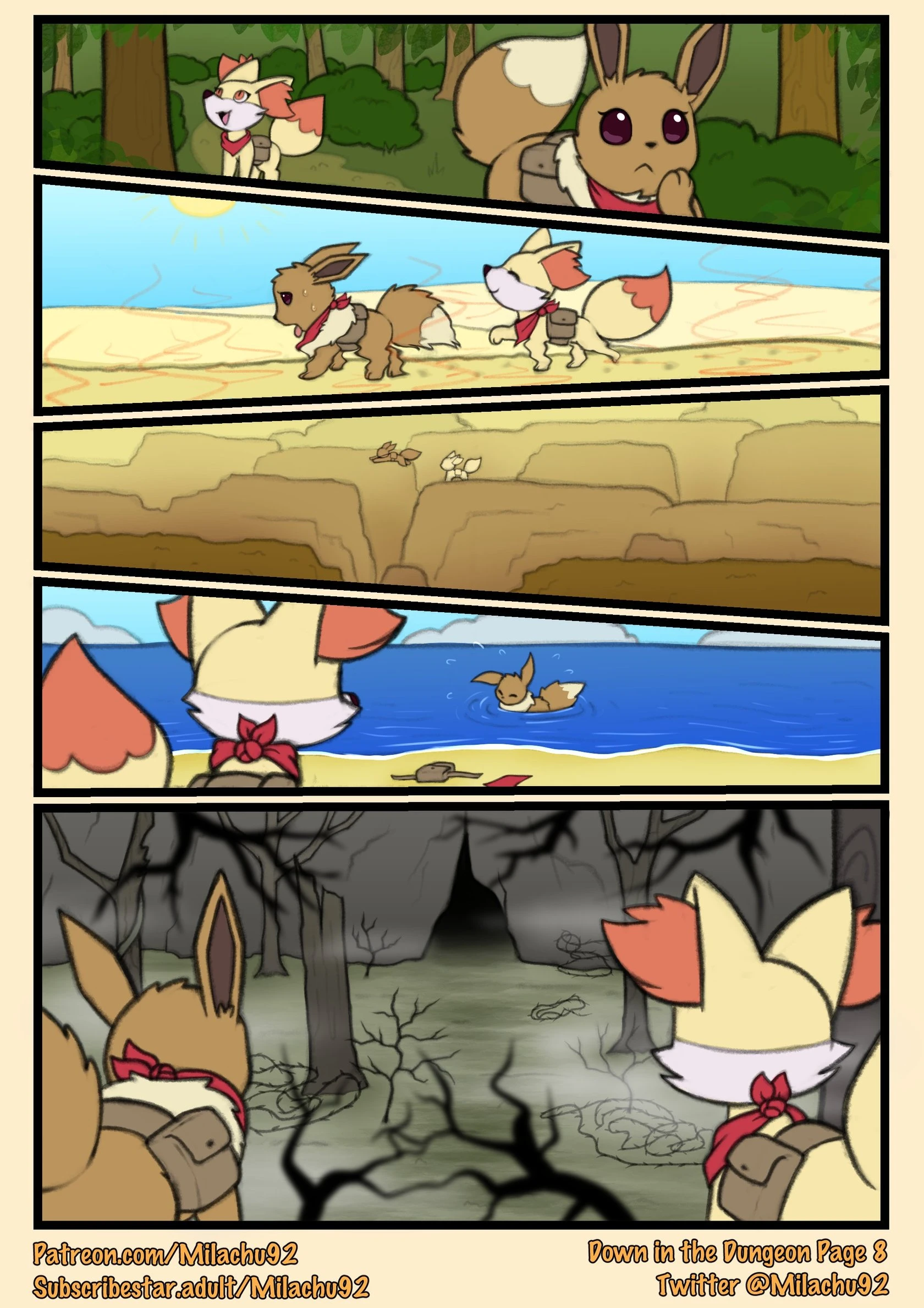 Down in to the dungeon porn comic picture 8