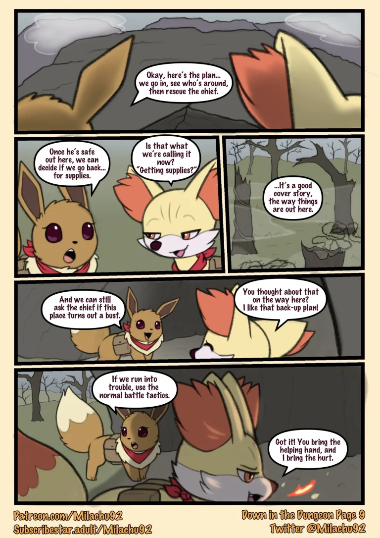 Down in to the dungeon porn comic picture 9