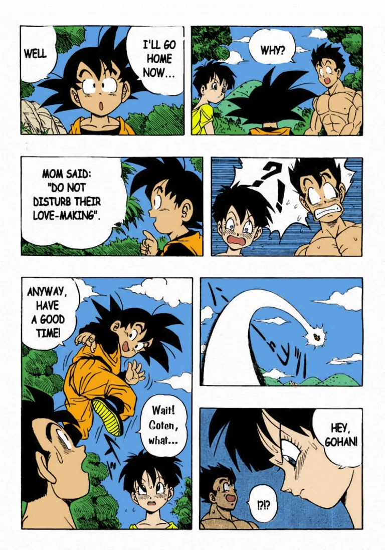 Dragon Ball H [Gohan X Videl (Colored)] porn comic picture 9