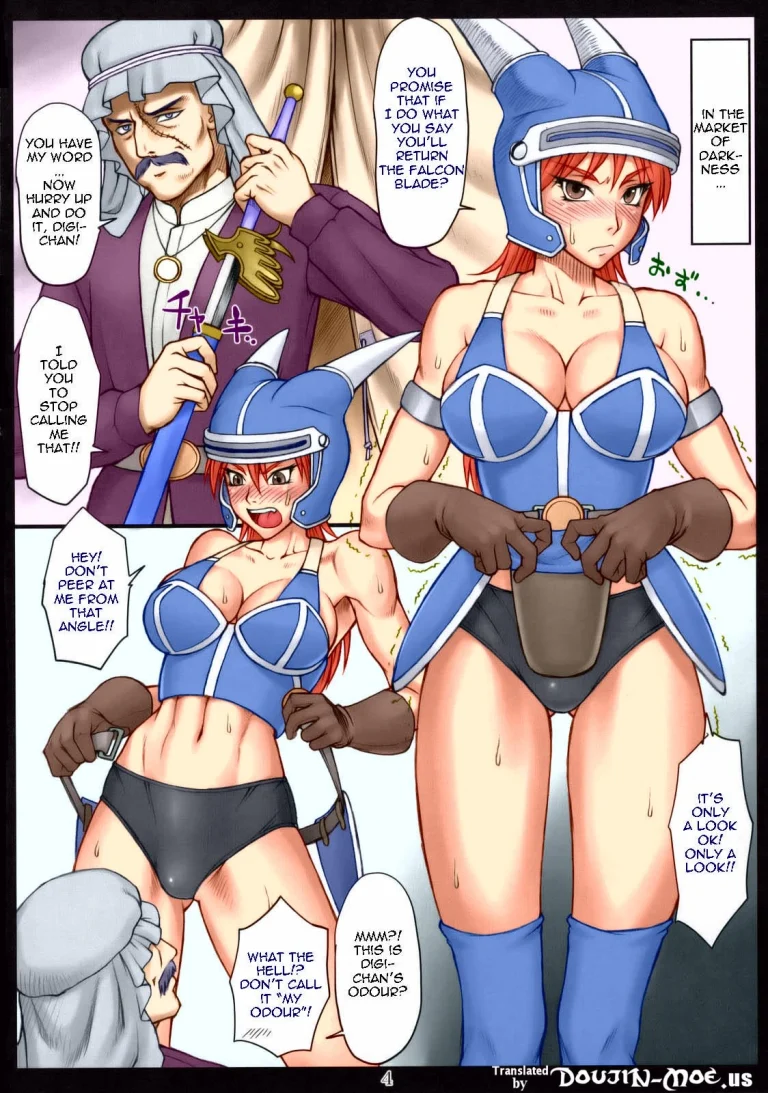 Dragon Quest of Nakedness. RED. GREEN. BLUE porn comic picture 2