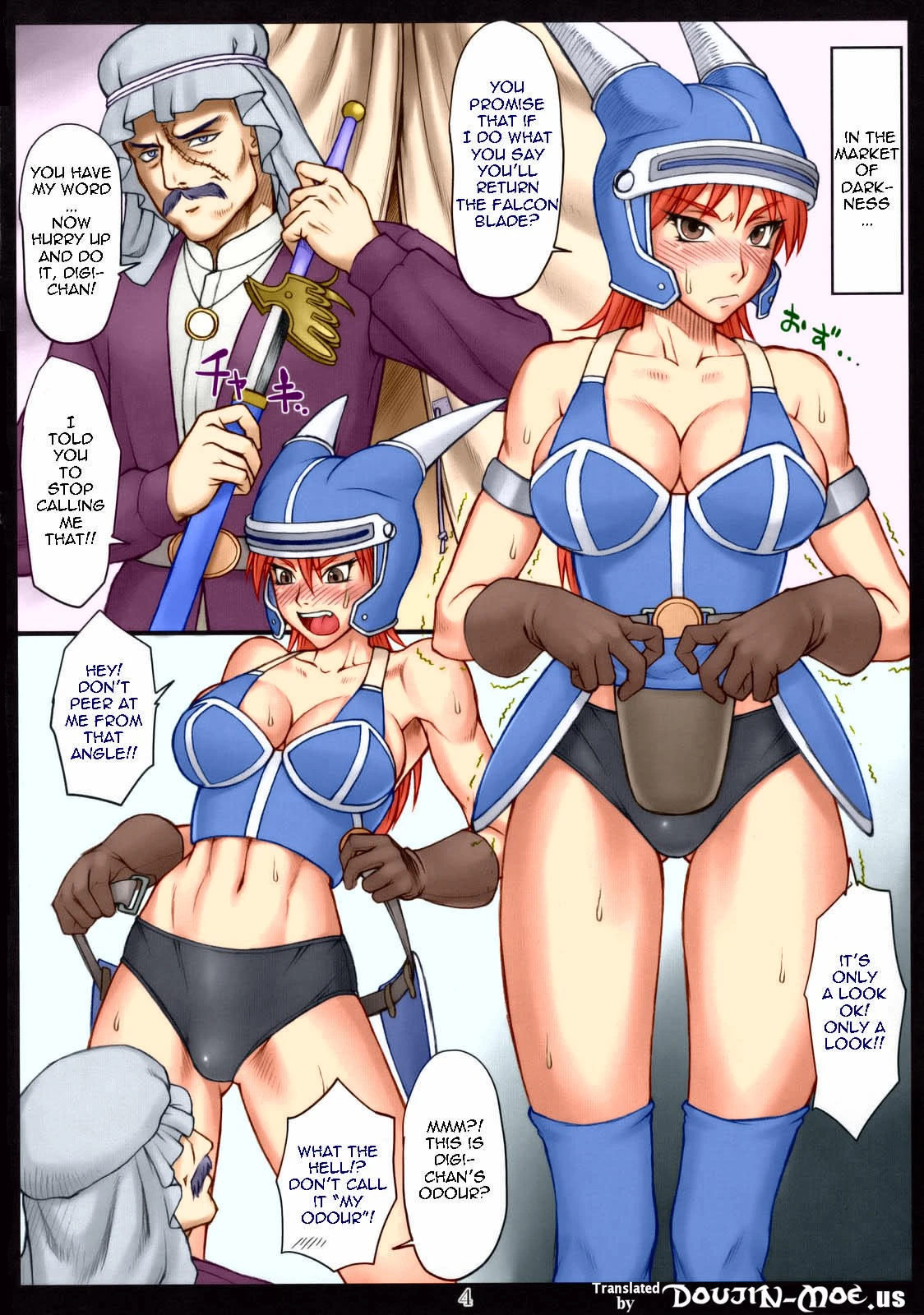 Dragon Quest of Nakedness. RED. GREEN. BLUE porn comic picture 2