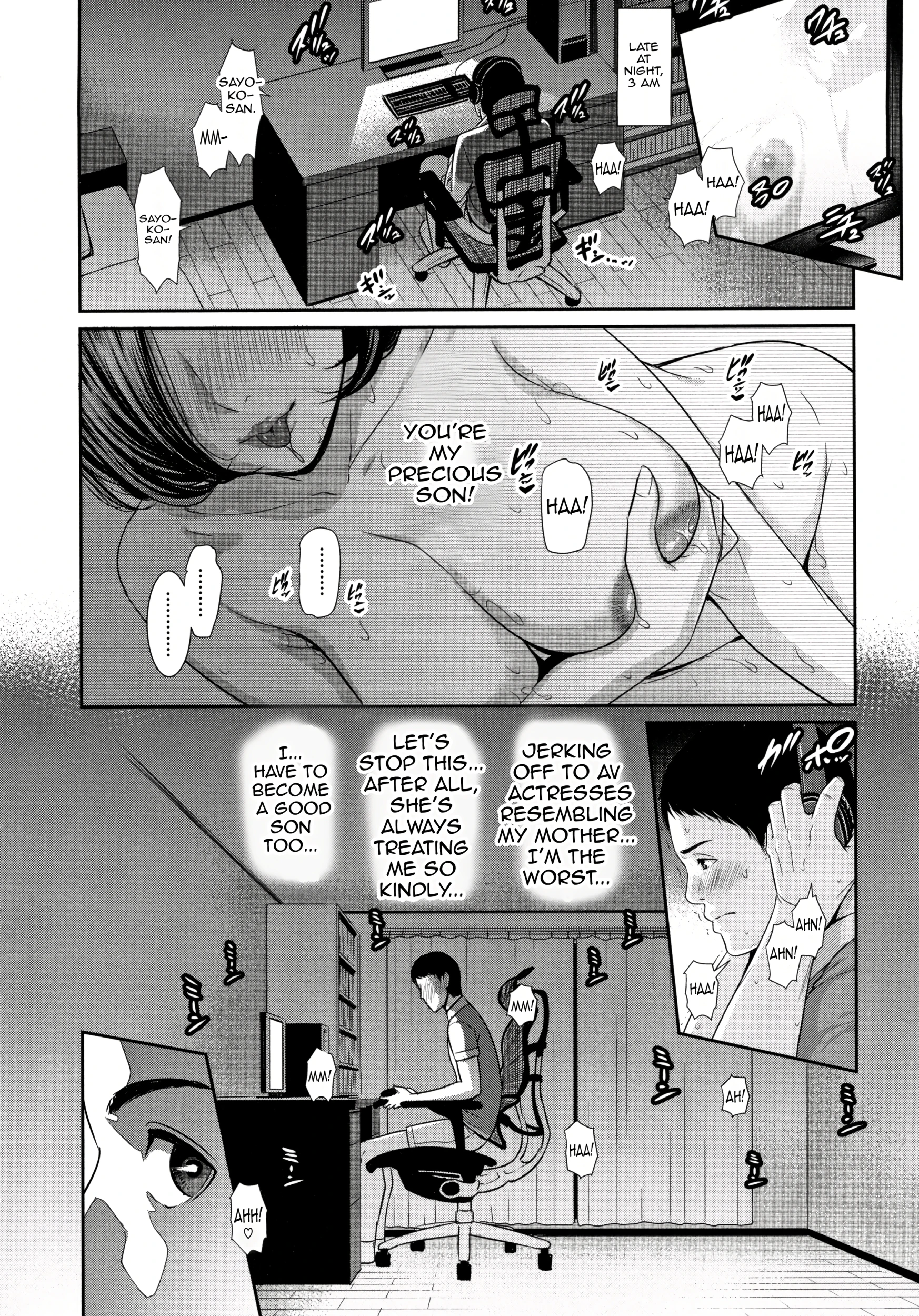Drowning in Sex With Mom 2 porn comic picture 4
