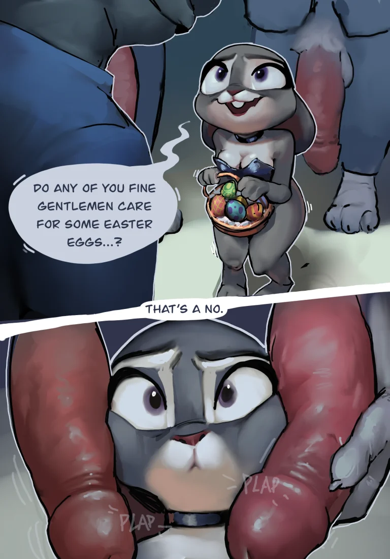 Easter Bunny porn comic picture 3