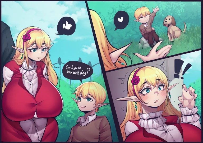 Elf Mom 2 porn comic picture 1