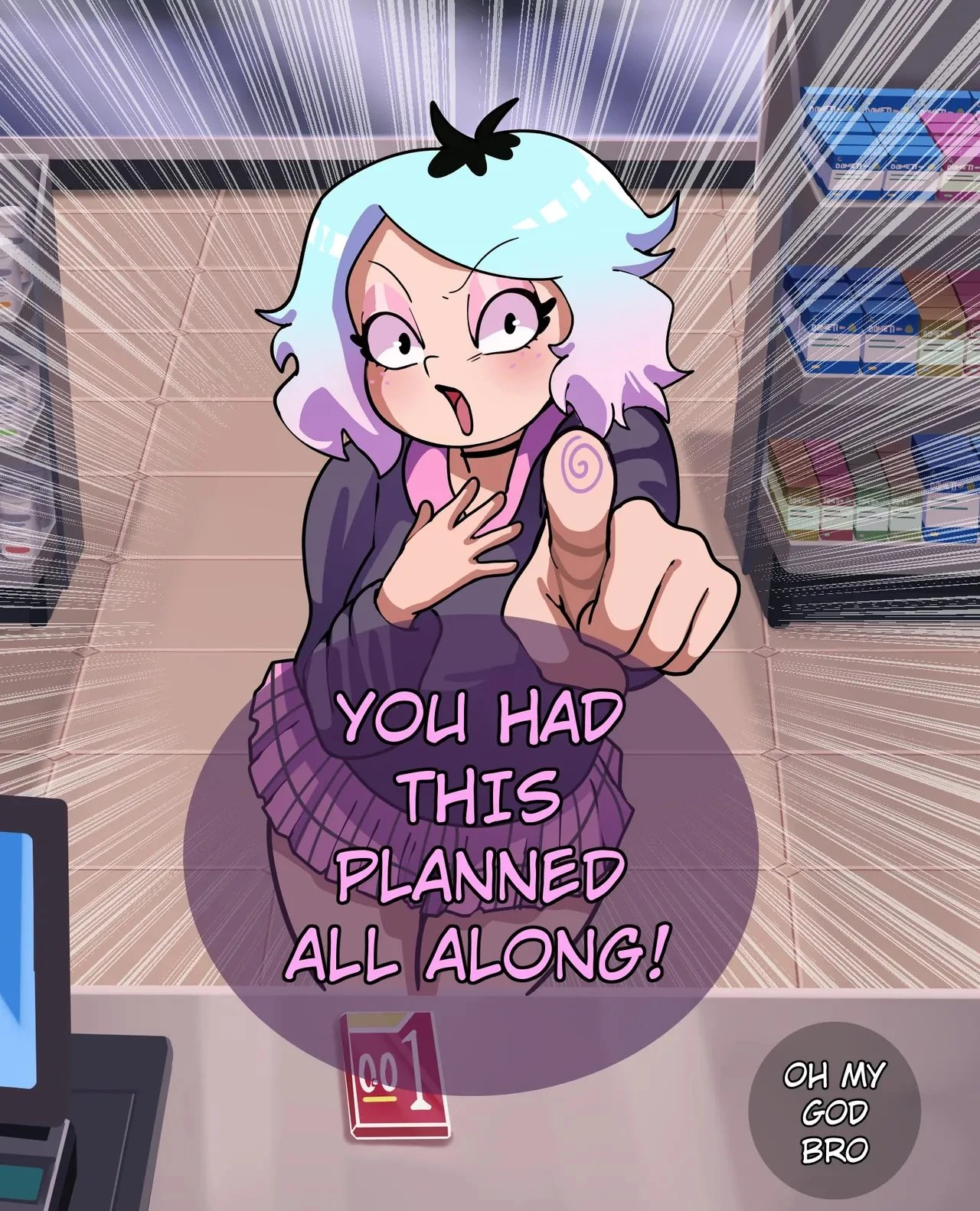 Emberlynn Pinkle tries to buy some condoms porn comic picture 18