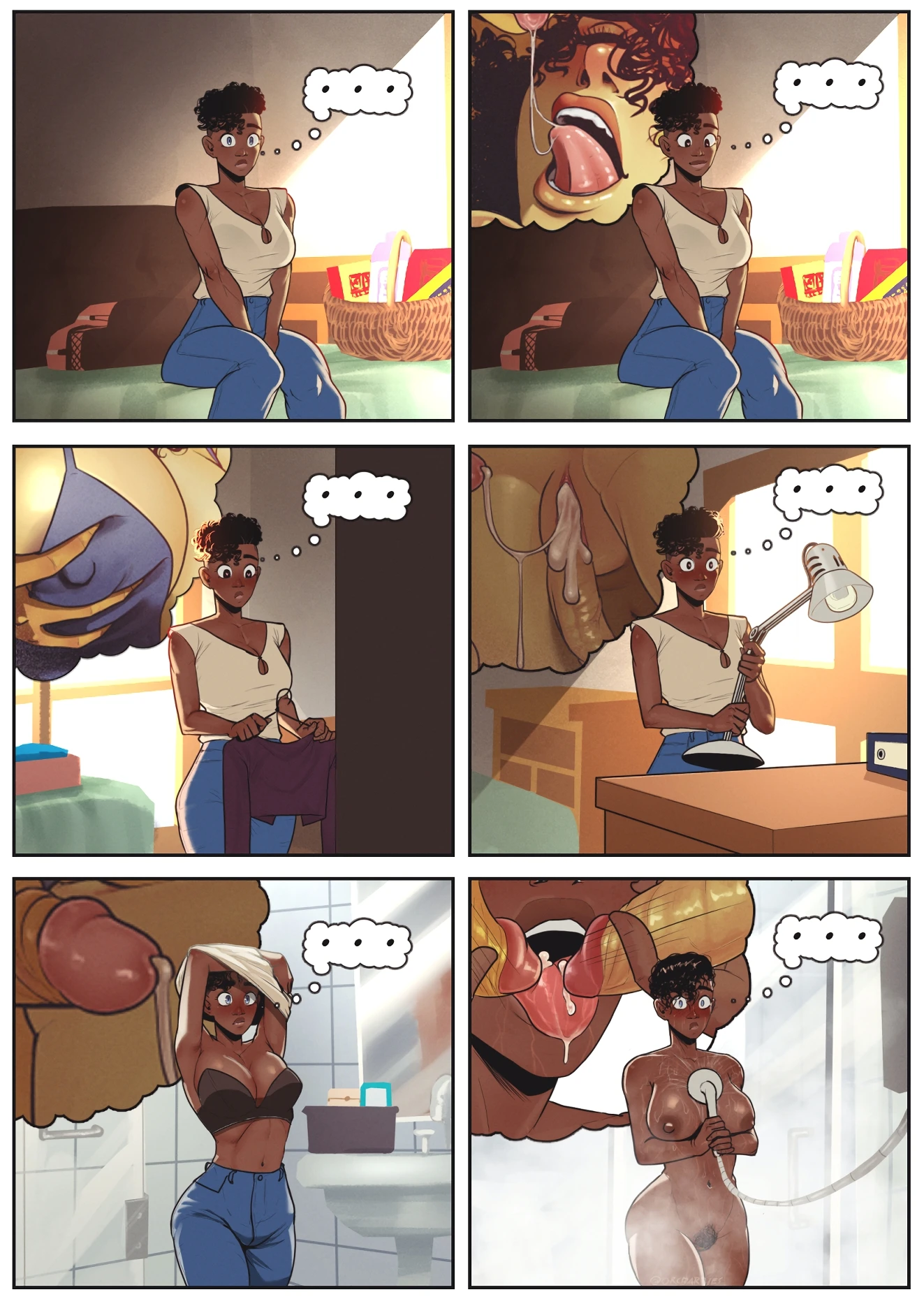 Erika's First Day porn comic picture 12