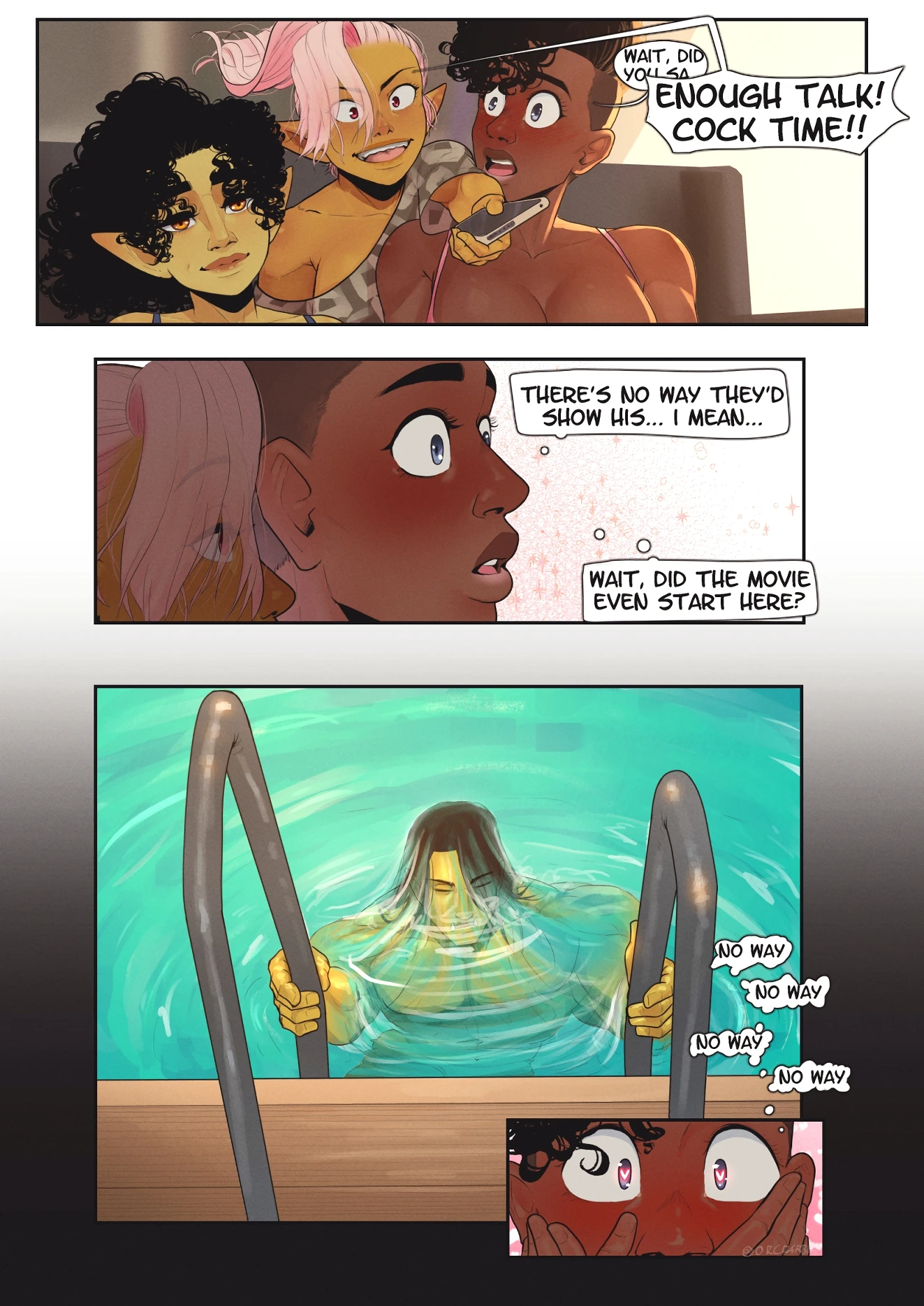 Erika's First Day porn comic picture 19