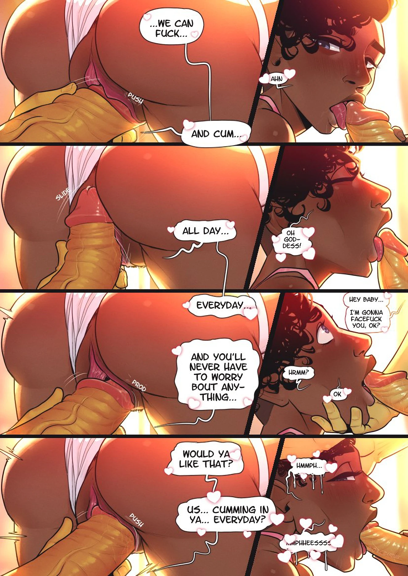 Erika's First Day porn comic picture 37