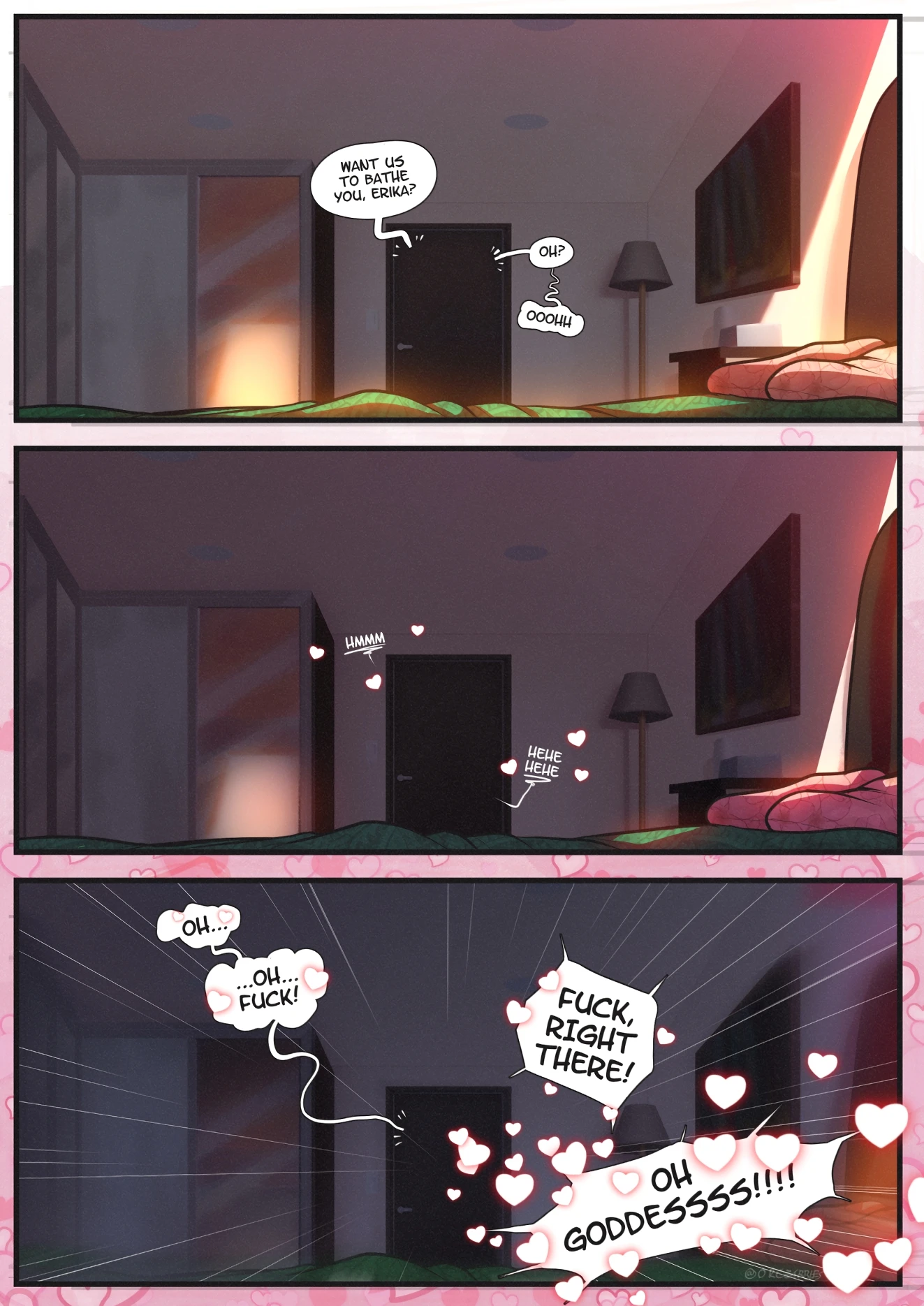 Erika's First Day porn comic picture 61