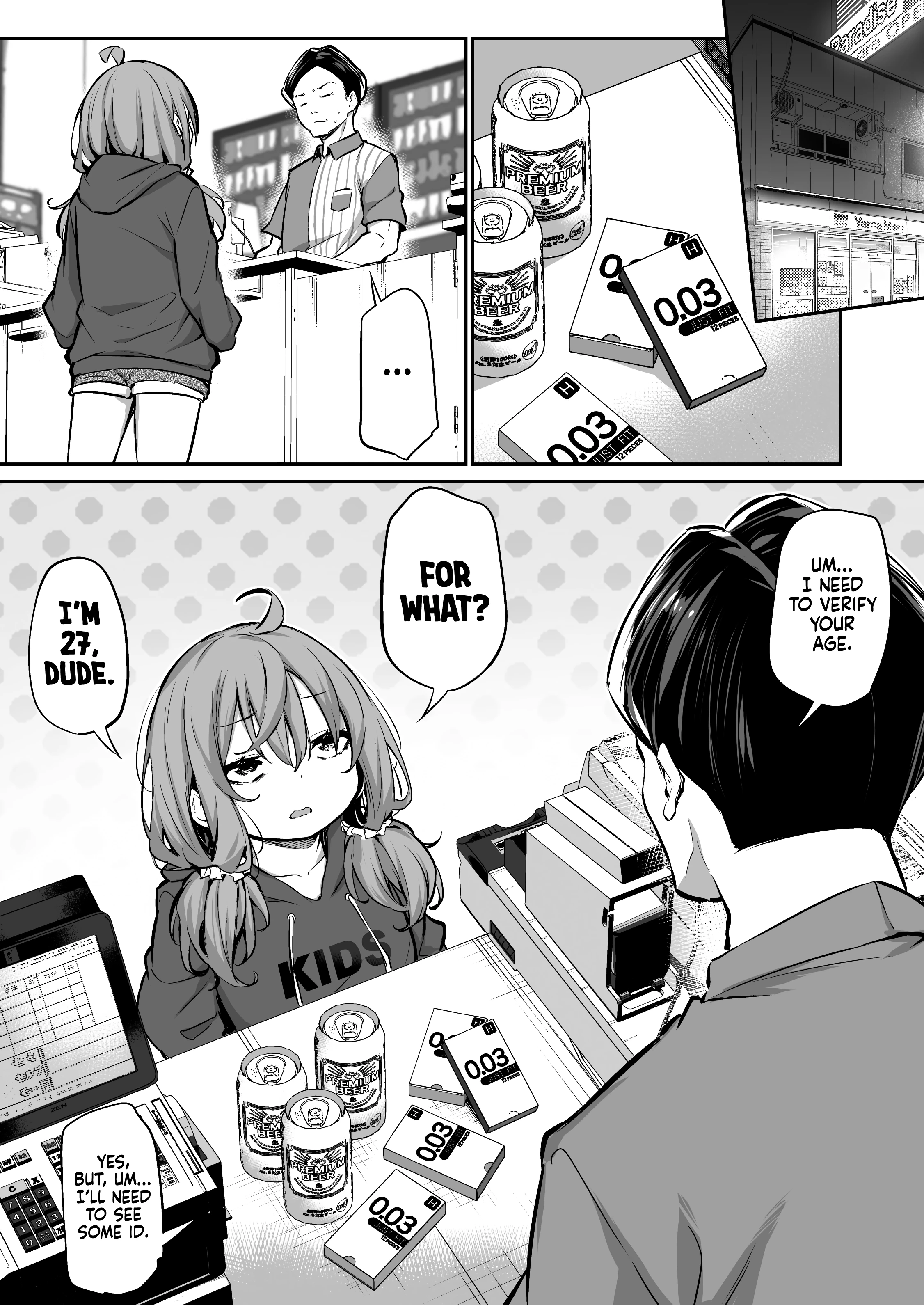 Extreme Height Gap Couple porn comic picture 1