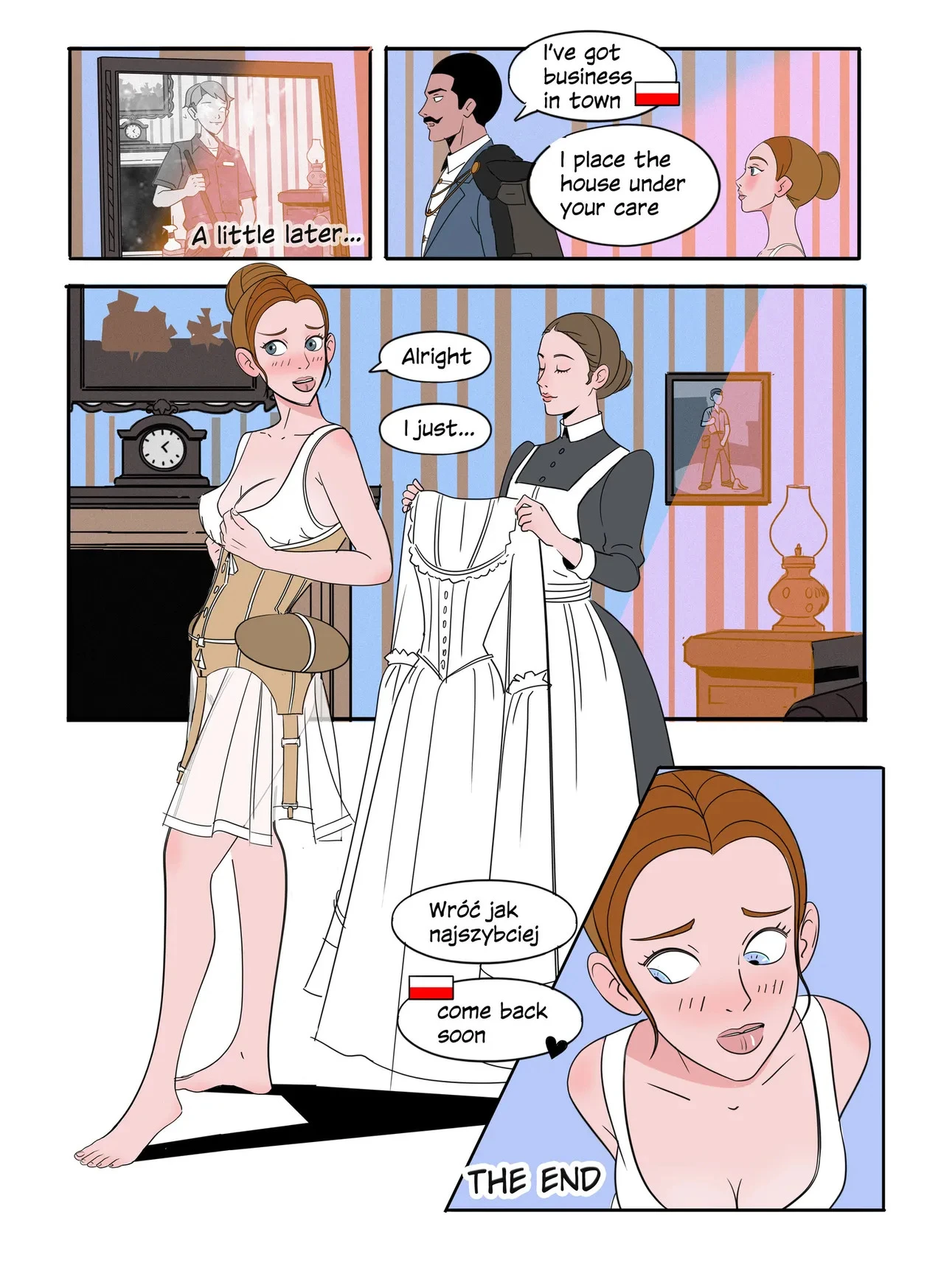 Fallen Into The Past porn comic picture 17