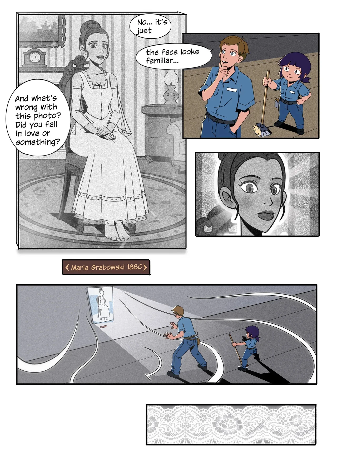 Fallen Into The Past porn comic picture 3