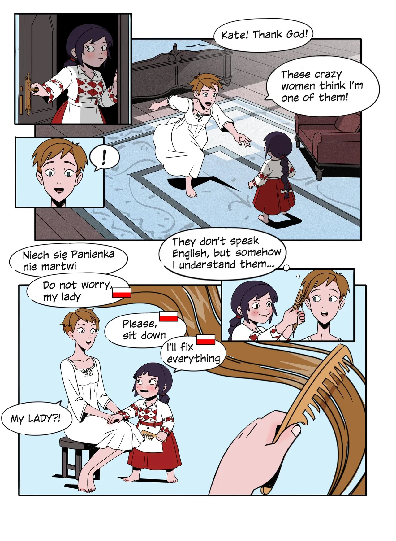 Fallen Into The Past porn comic picture 5